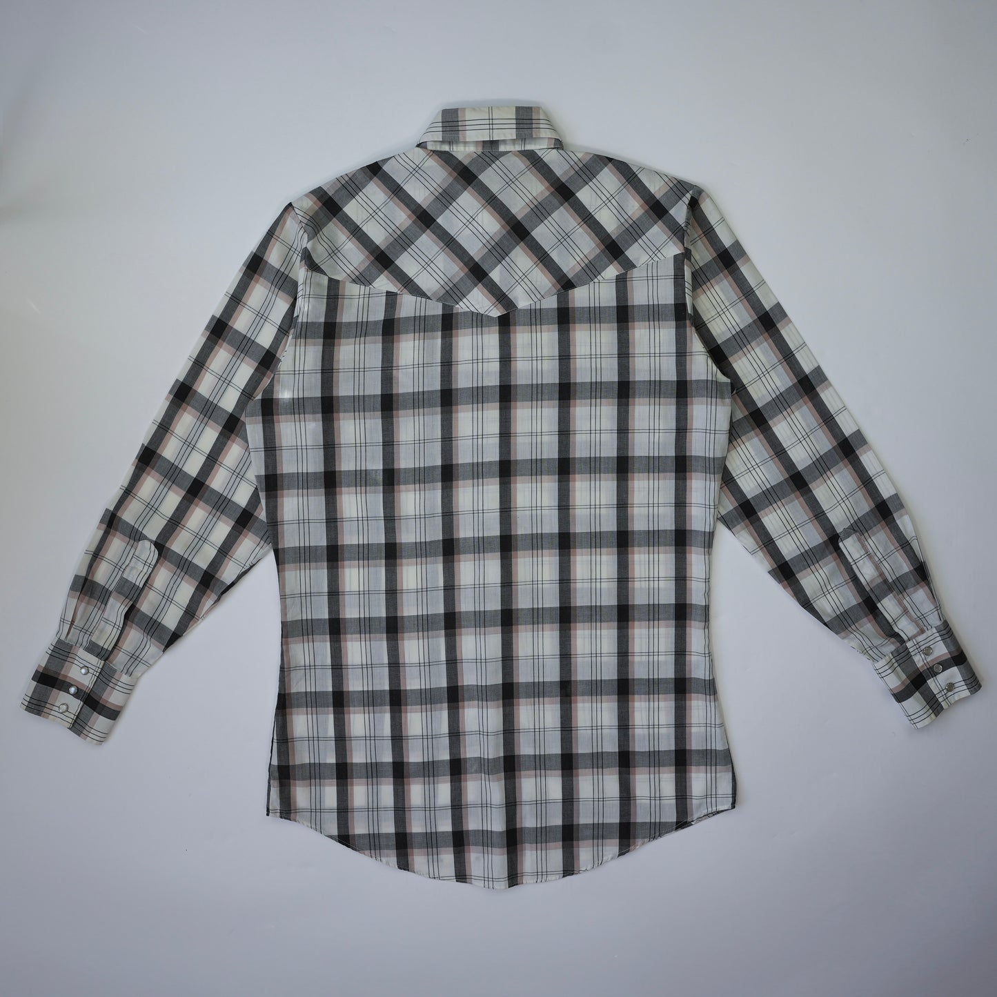 GREY CHECK WESTERN SHIRT