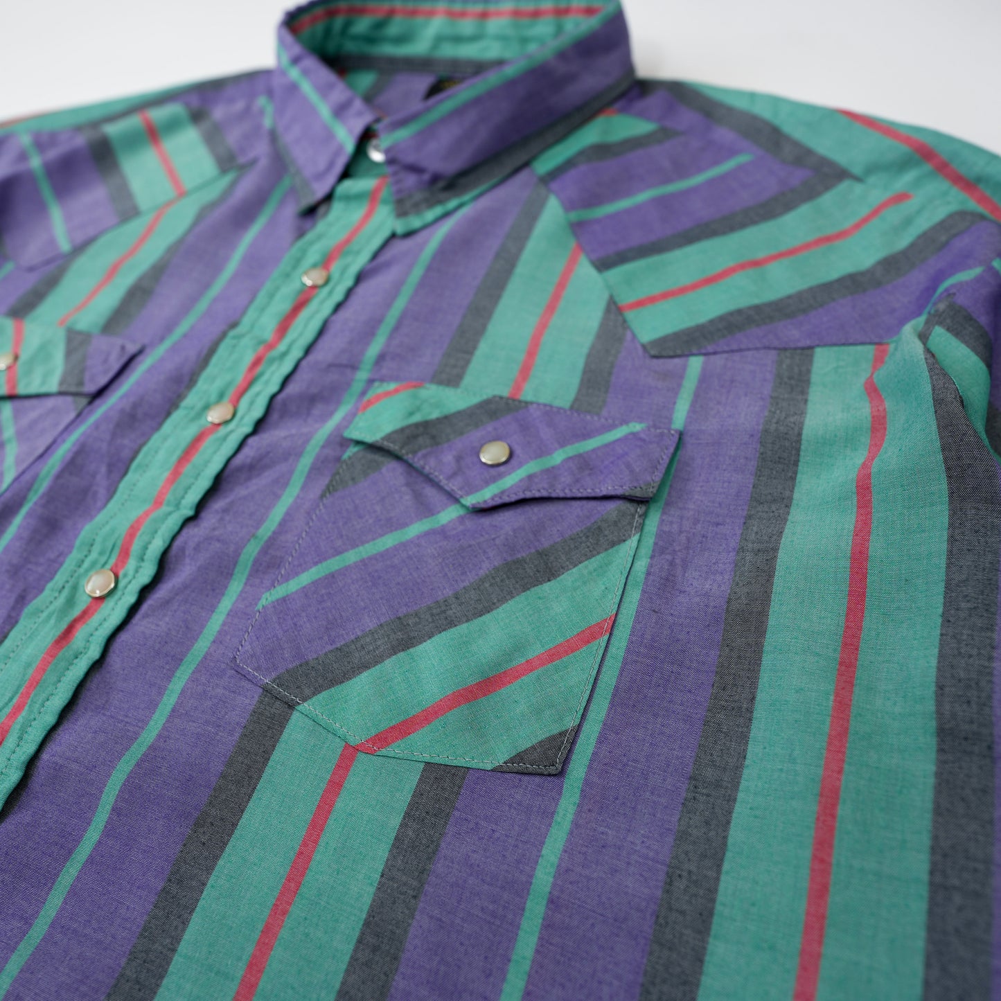 SADDLE KING STRIPE WESTERN SHIRT