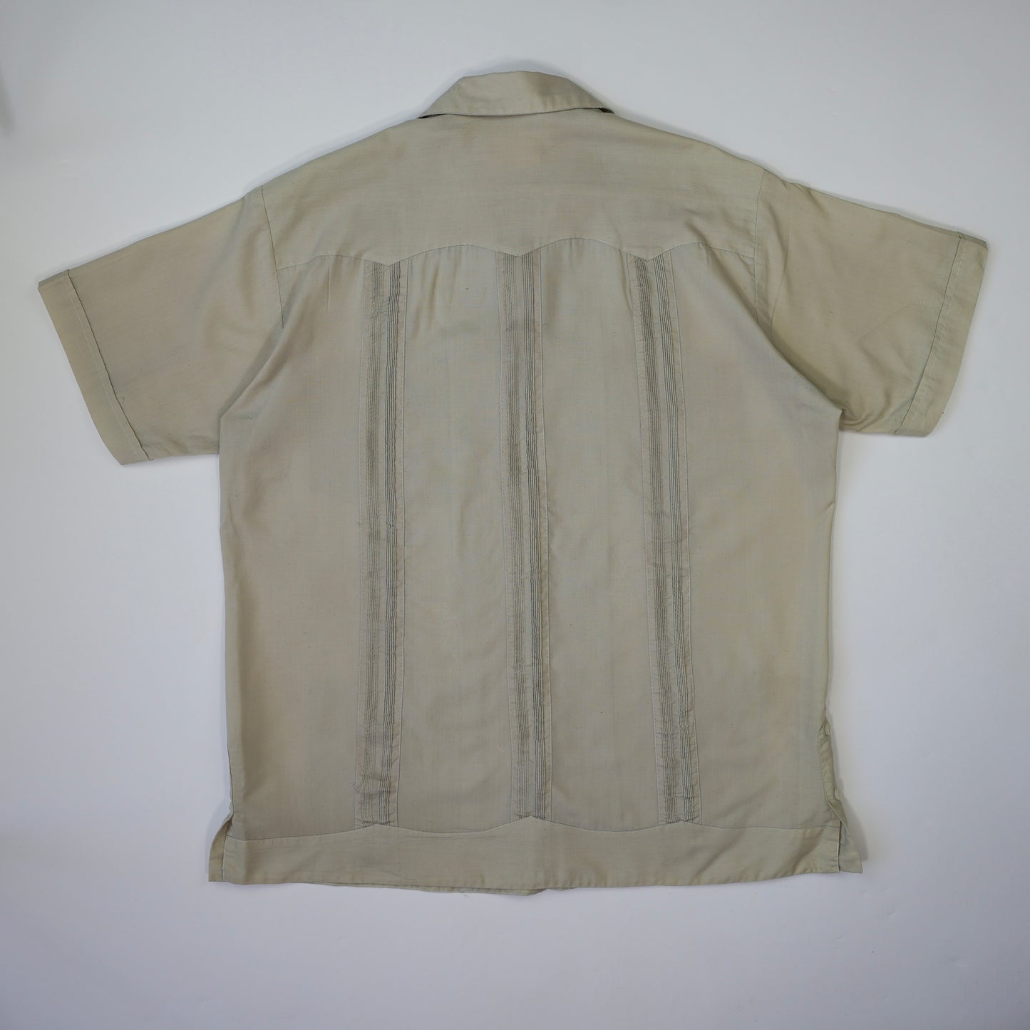 LIGHT KHAKI CUBAN SHIRT