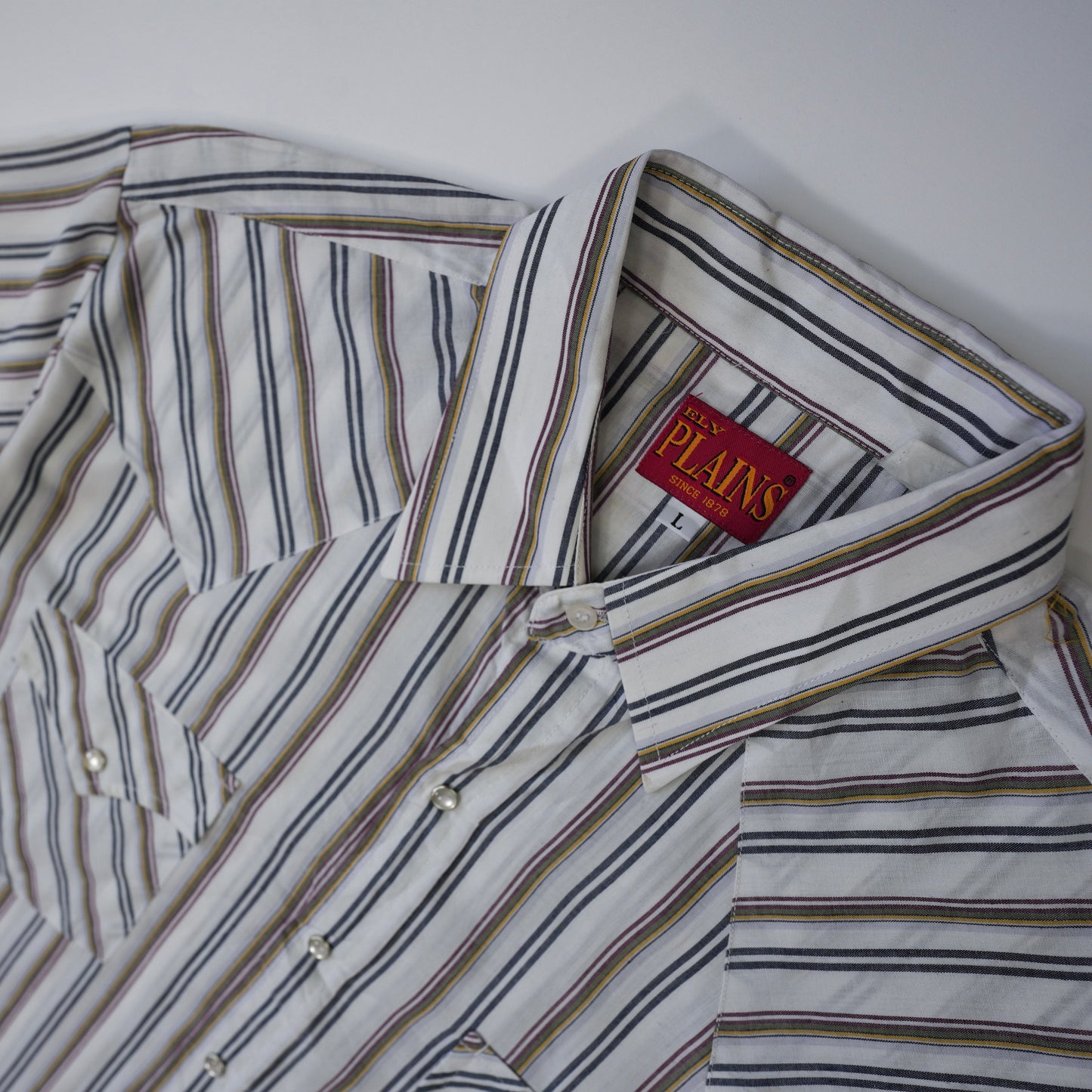 PLAINS STRIPE WESTERN SHIRT