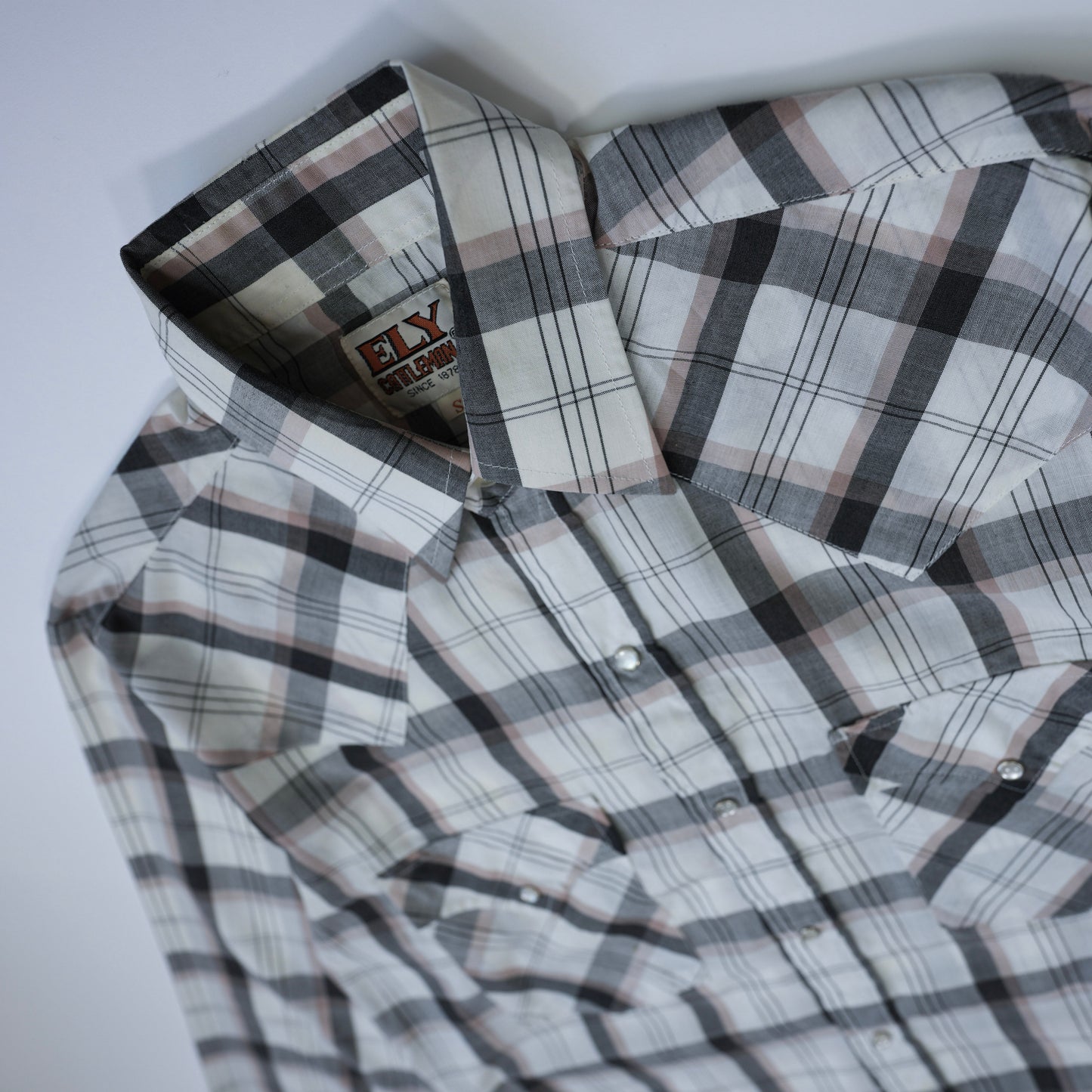 GREY CHECK WESTERN SHIRT