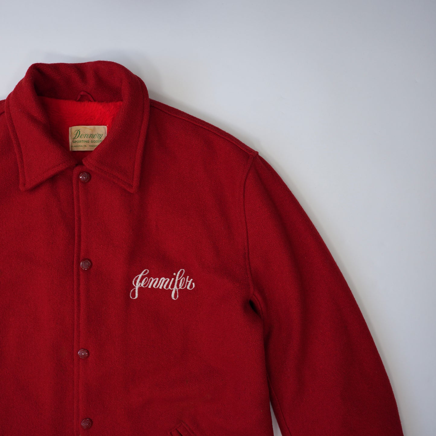 1962 RED LAWRENCE UNIVERSITY VARSITY JACKET