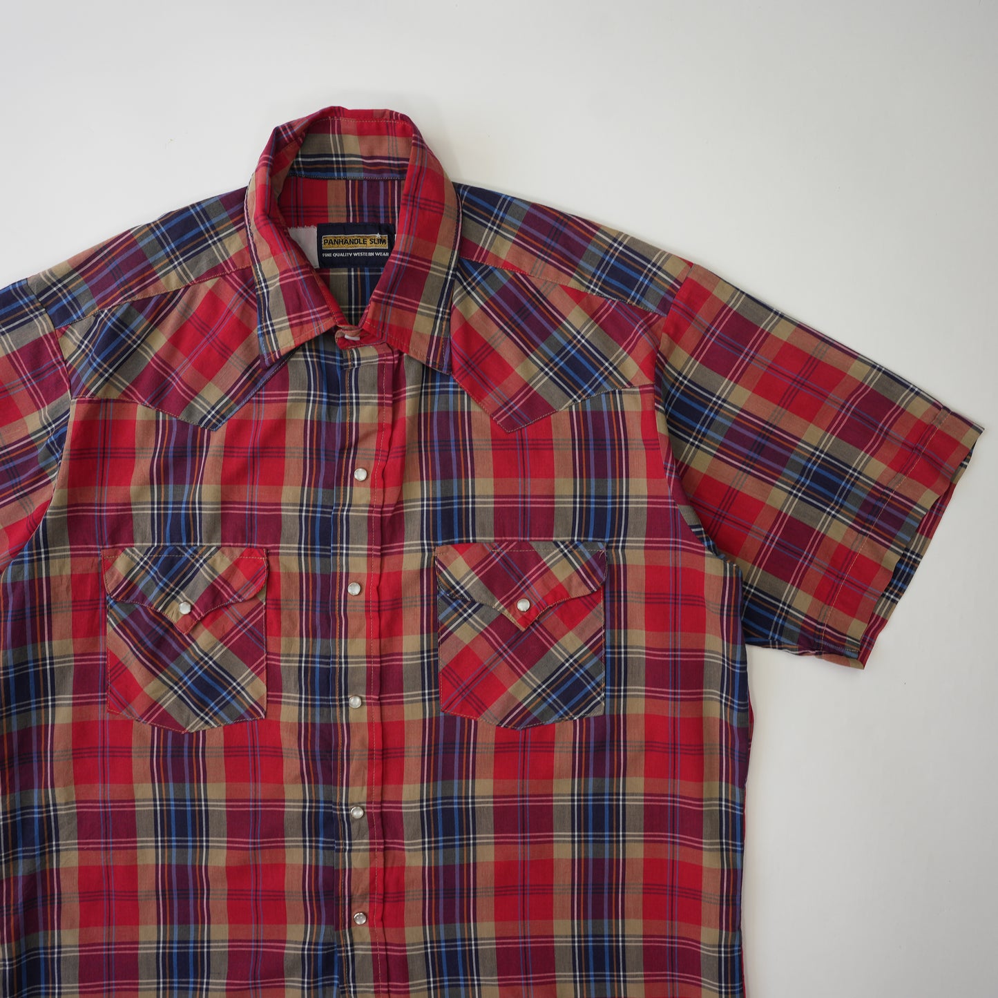 RED CHECK WESTERN SHIRT