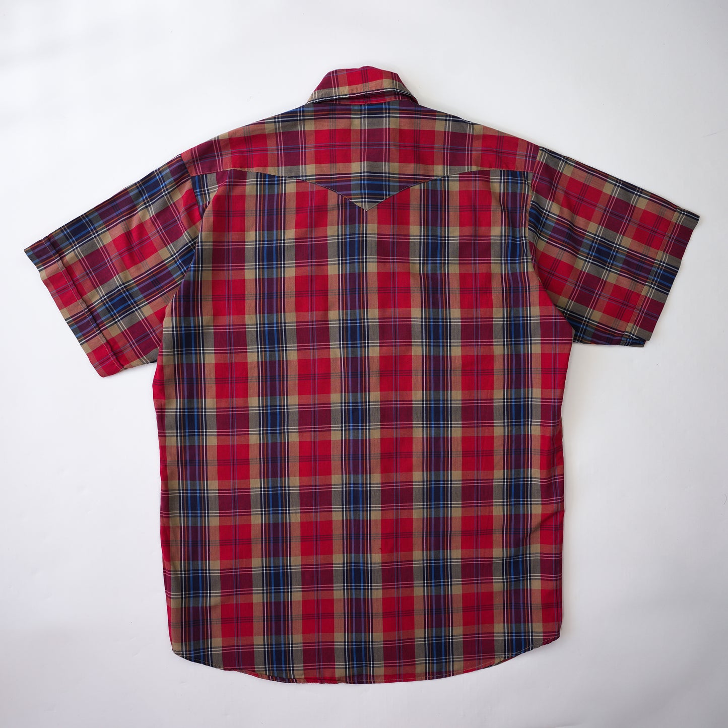 RED CHECK WESTERN SHIRT