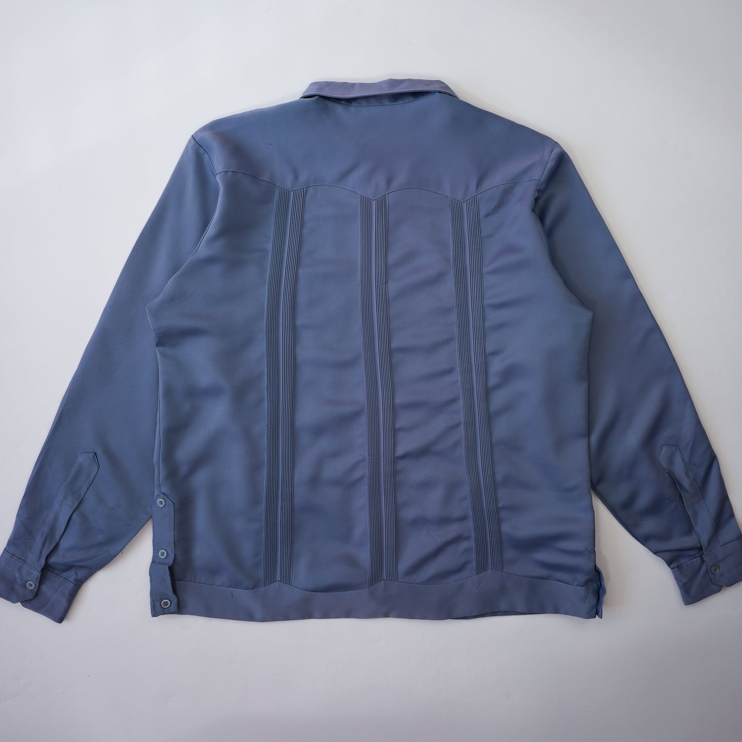 MID BLUE GUAYABERA SHIRT