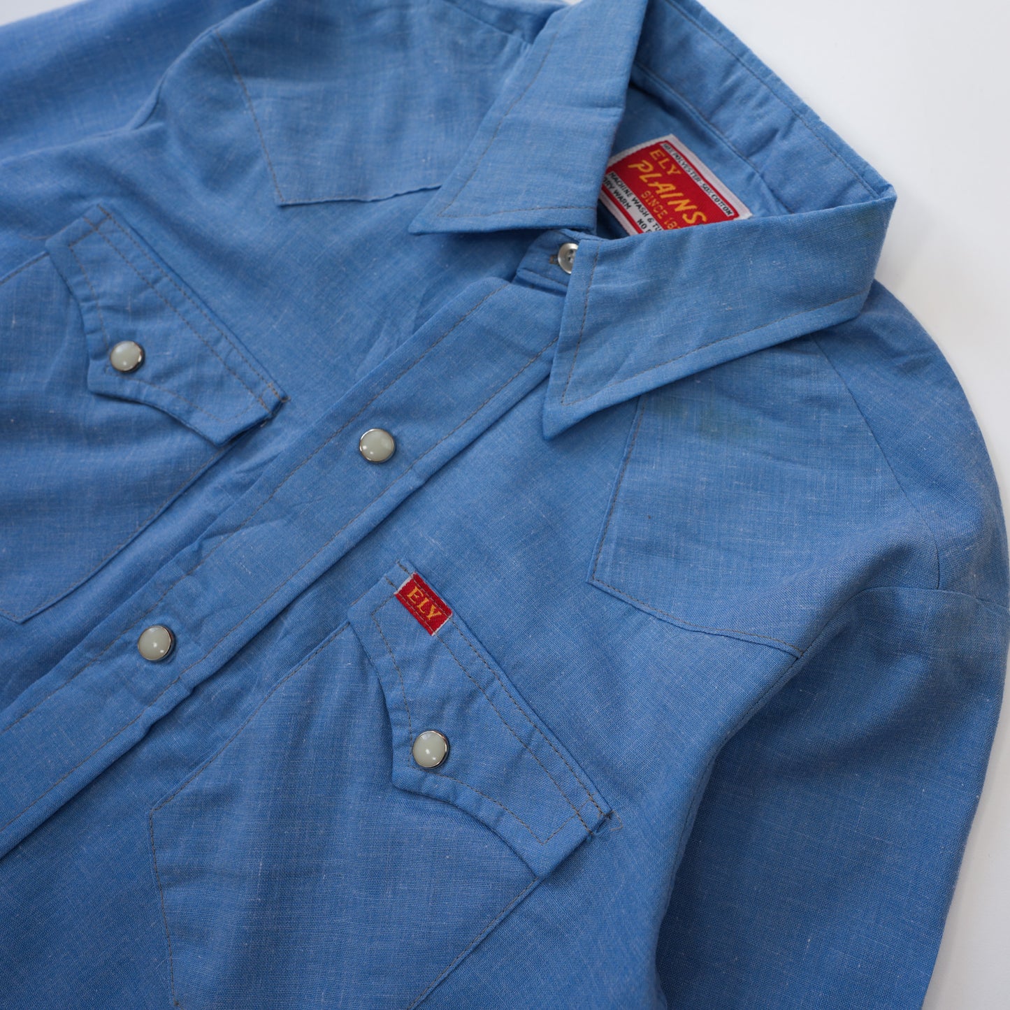 WOMENS BLUE WESTERN SHIRT