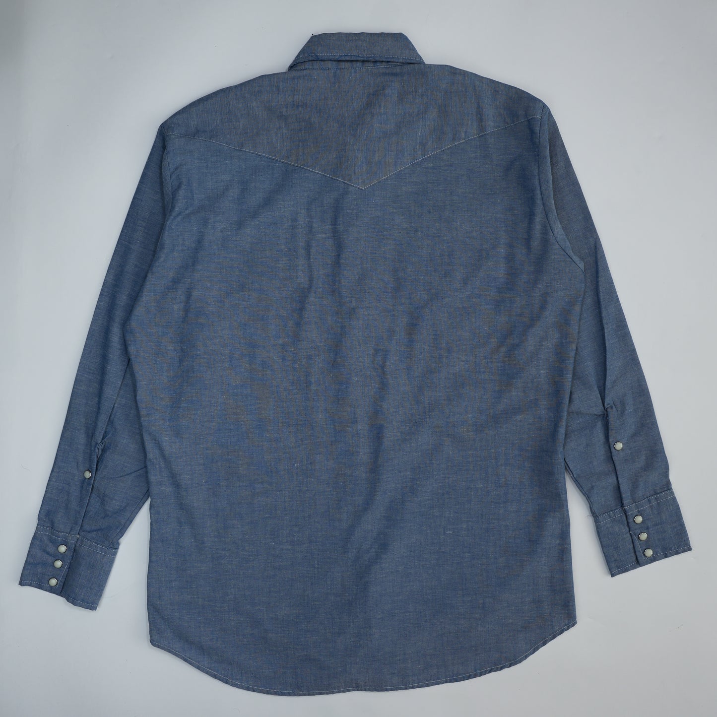 Chambray Blue Western Shirt