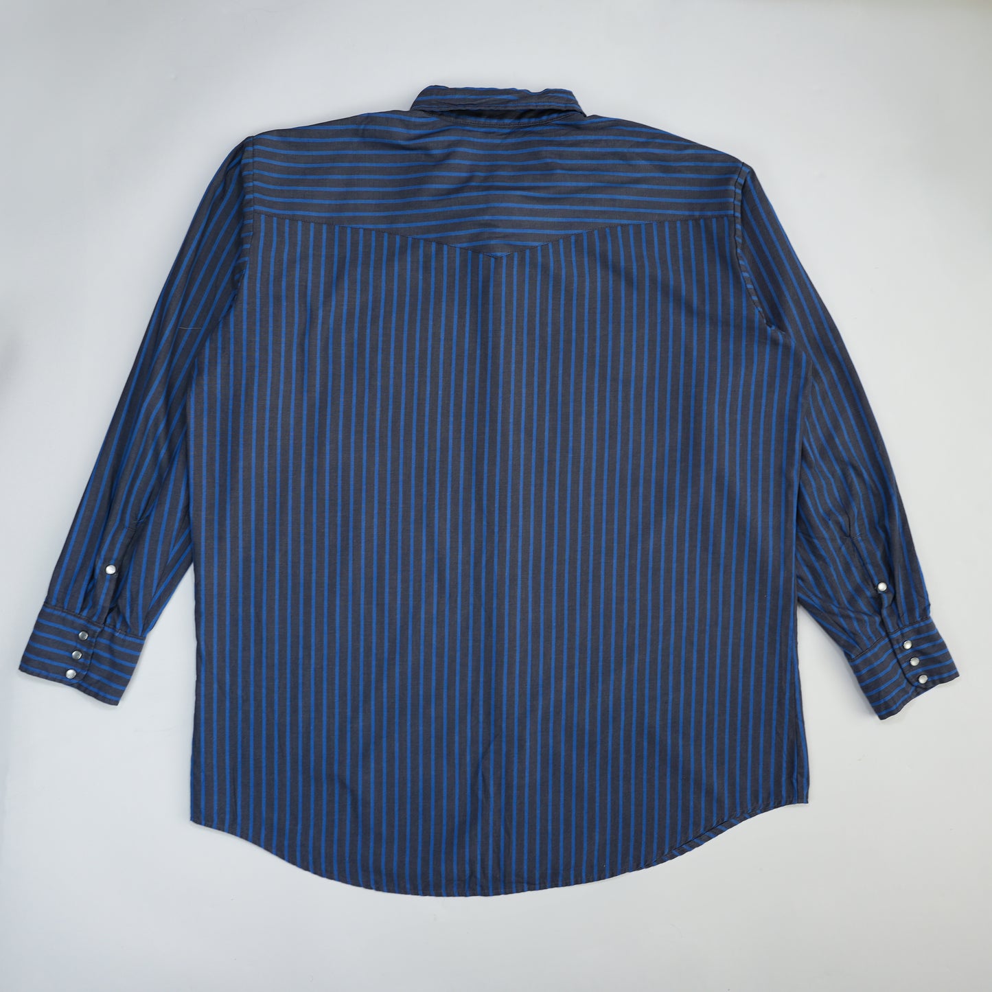 STRIPE BLUE & GREY WESTERN SHIRT