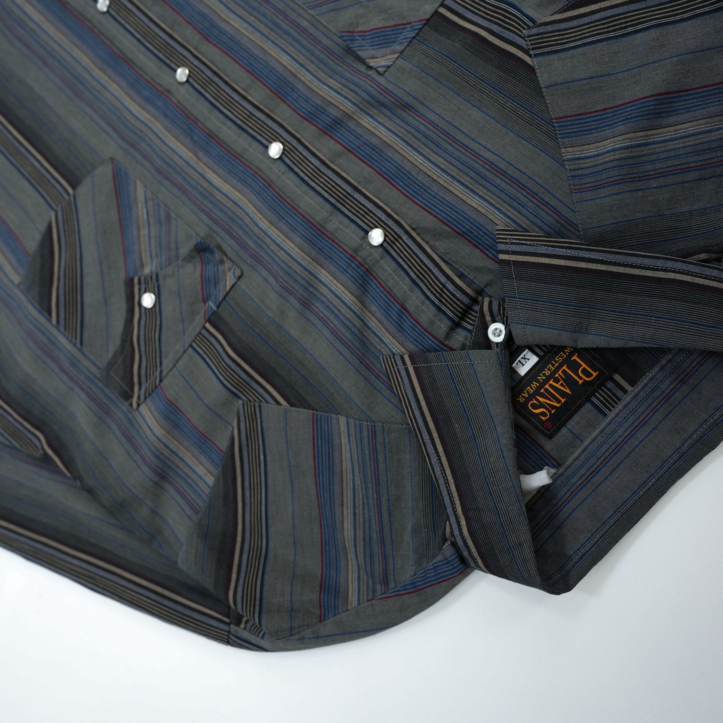 MULTI STRIPE WESTERN SHIRT
