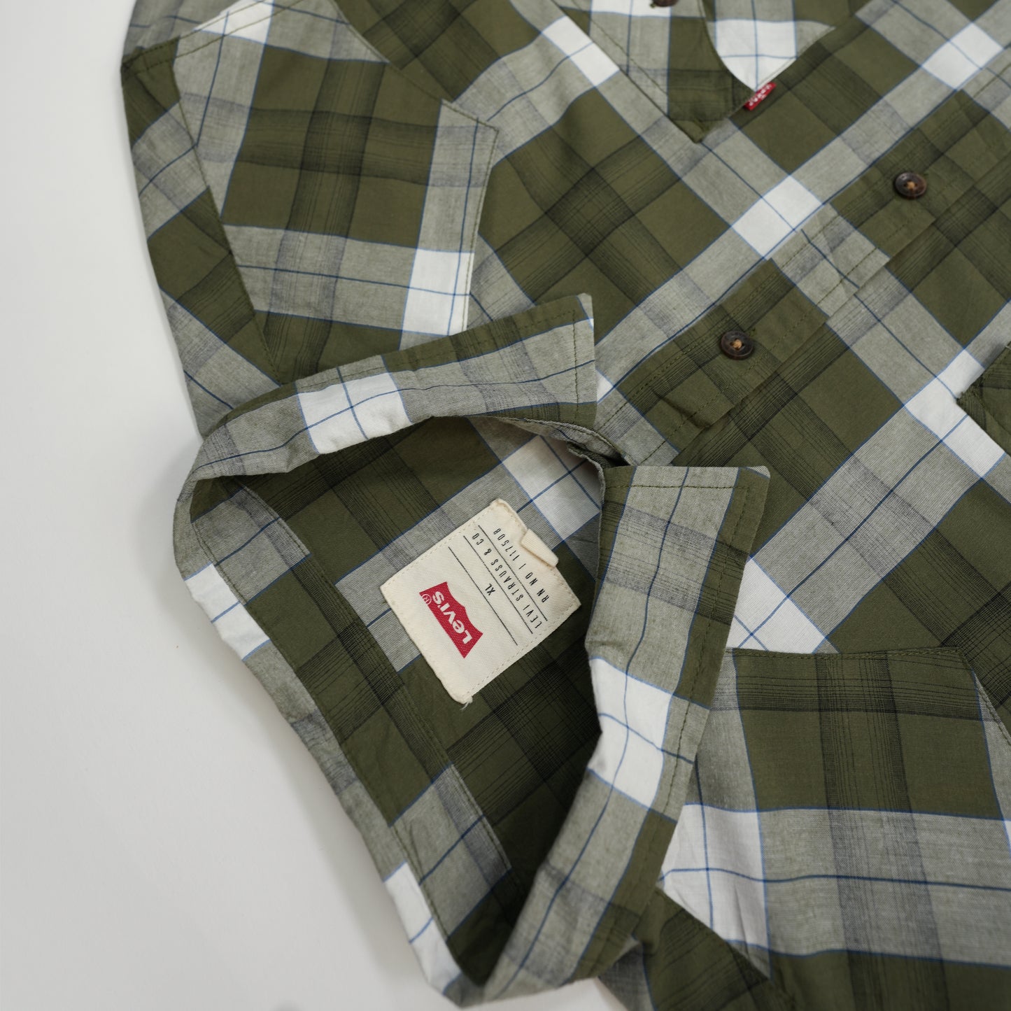 LEVI LARGE CHECK WESTERN SHIRT