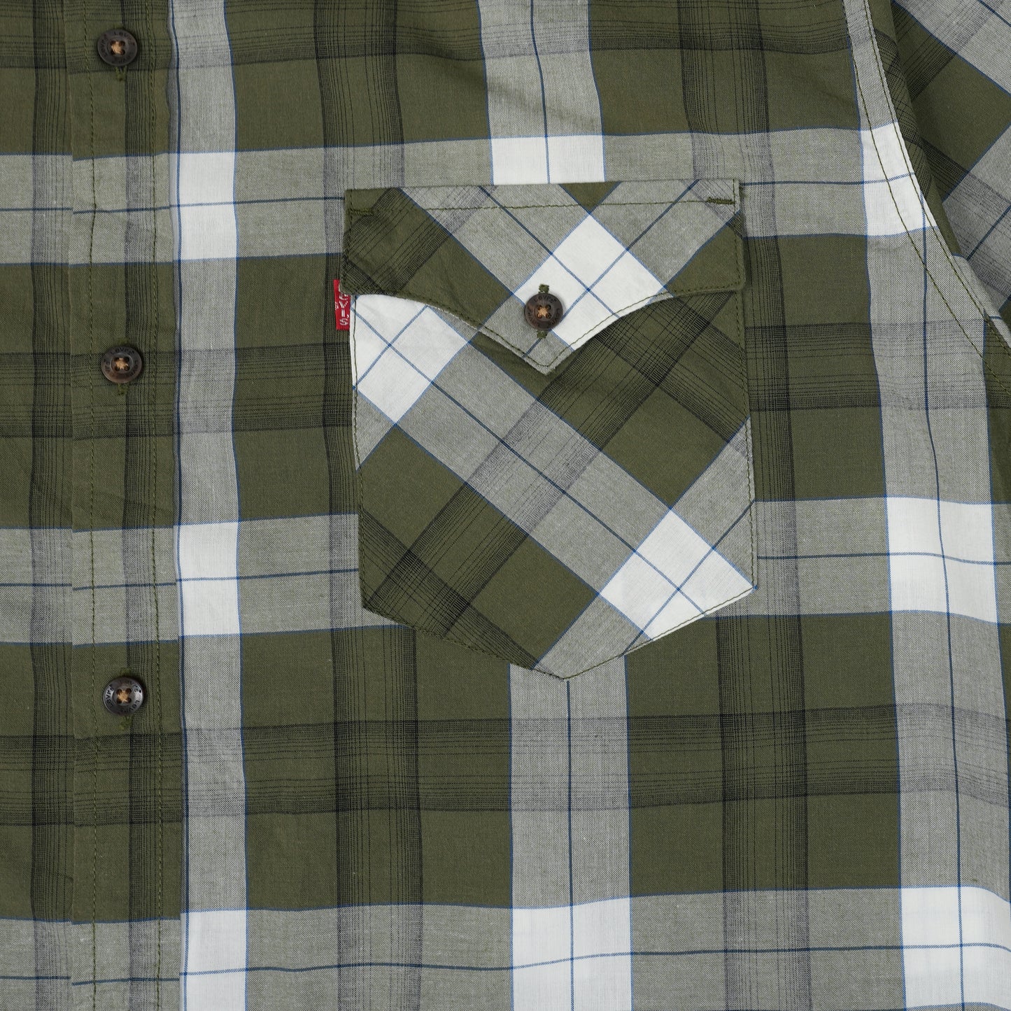 LEVI LARGE CHECK WESTERN SHIRT