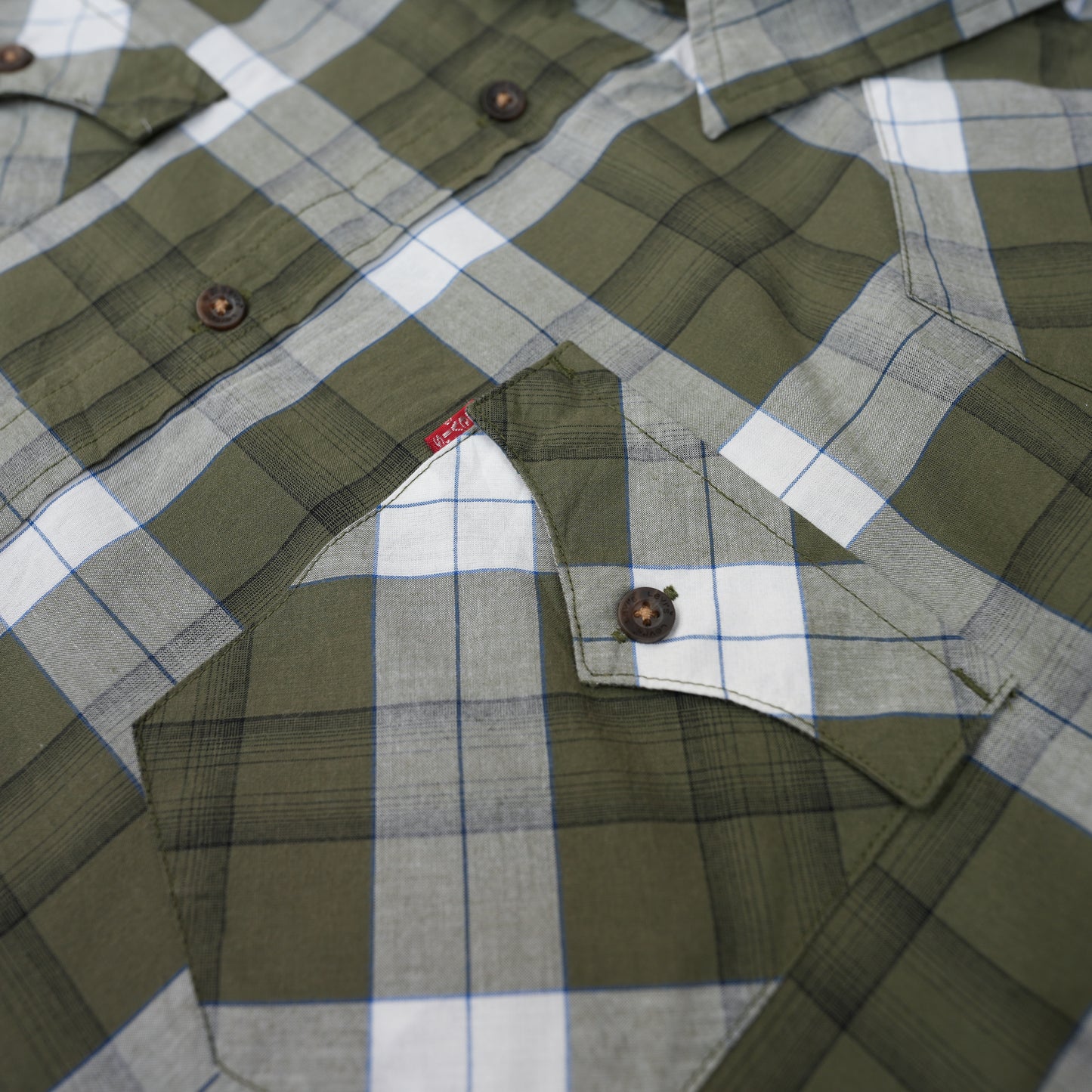 LEVI LARGE CHECK WESTERN SHIRT