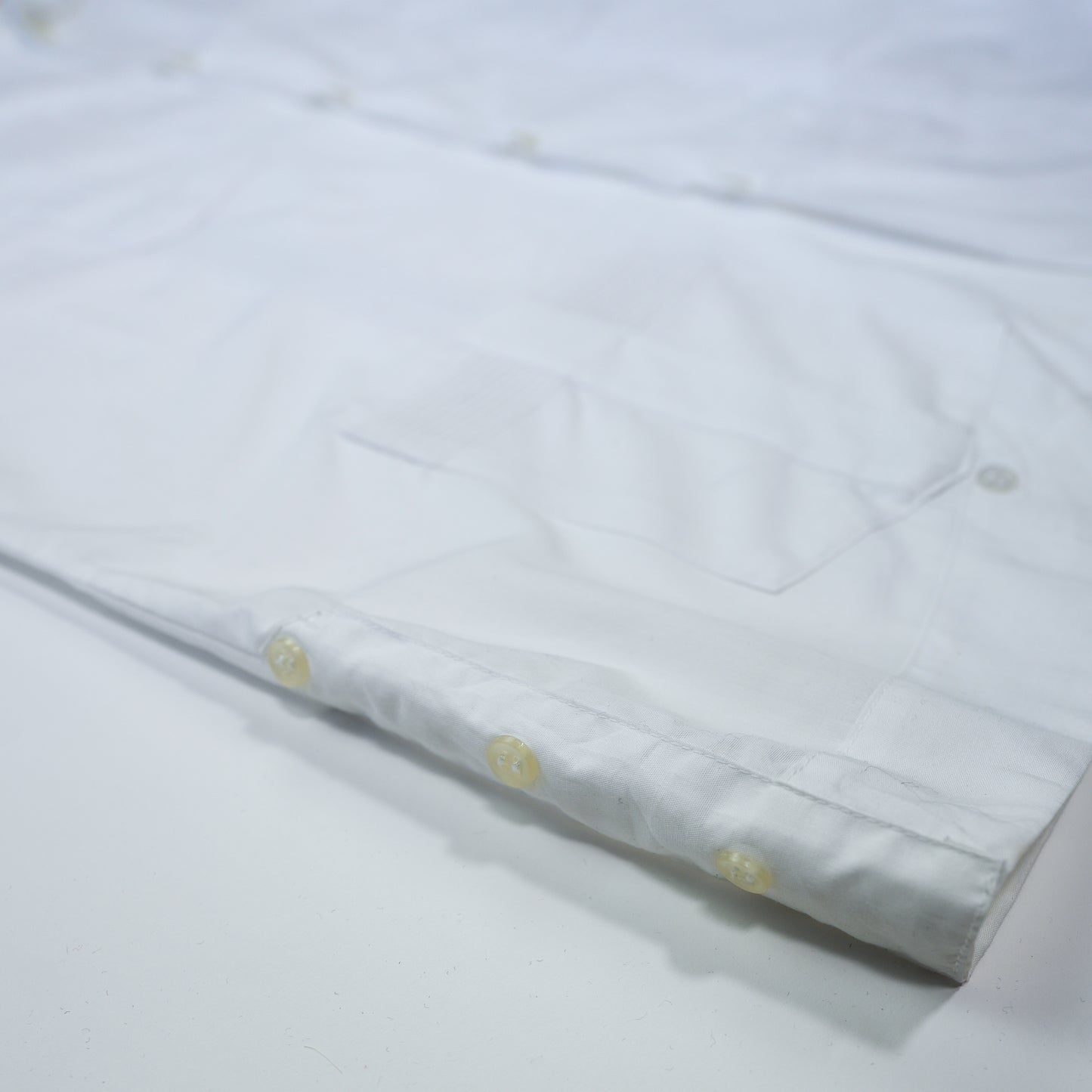 WHITE CUBAN COLLAR GUAYABERA SHIRT