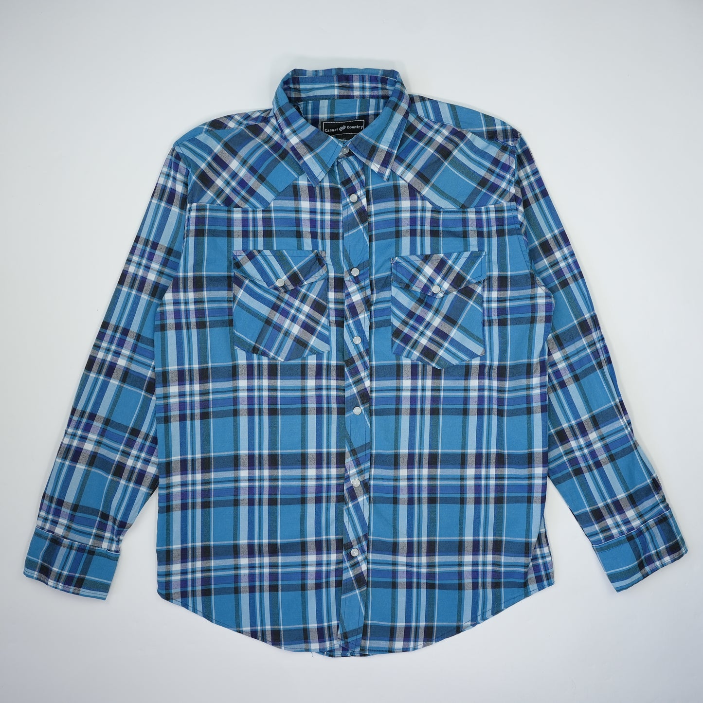 BLUE CHECK WESTERN SHIRT