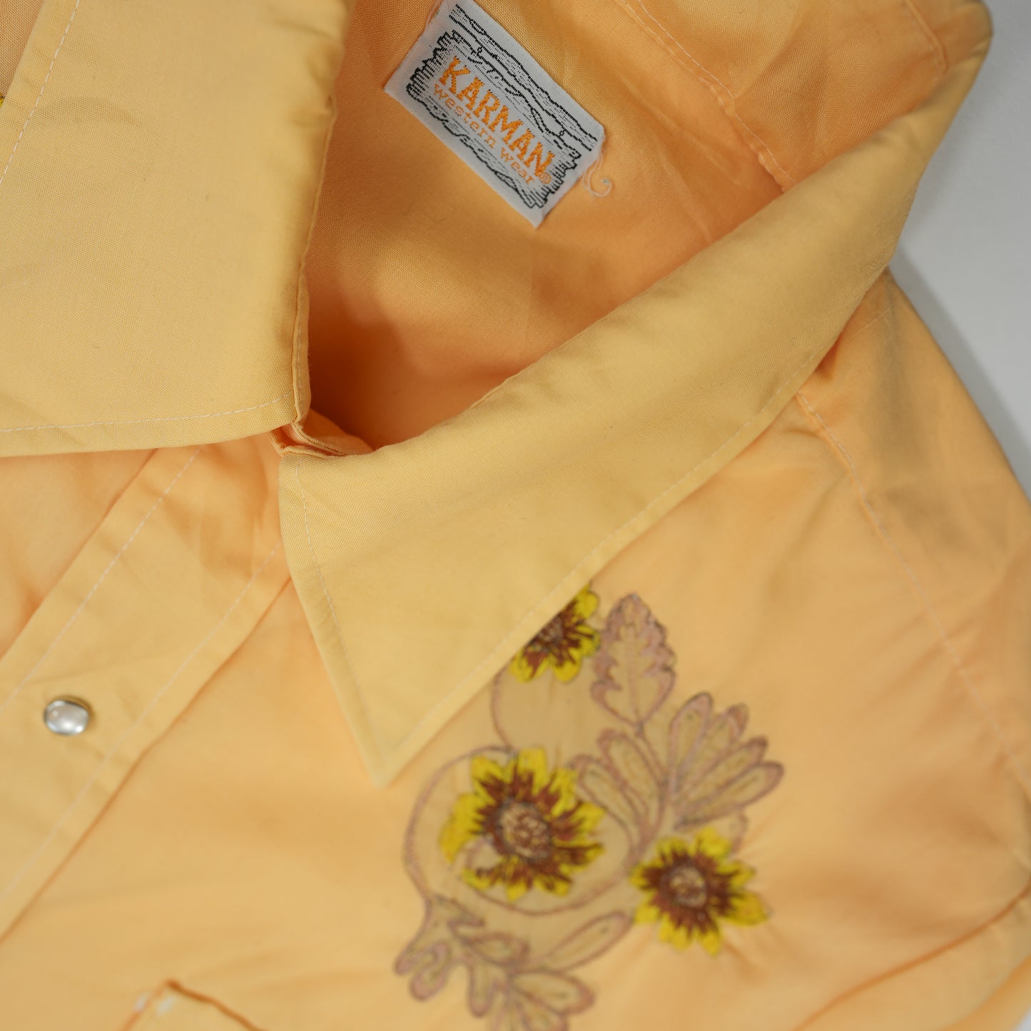 PEACH WESTERN SHIRT