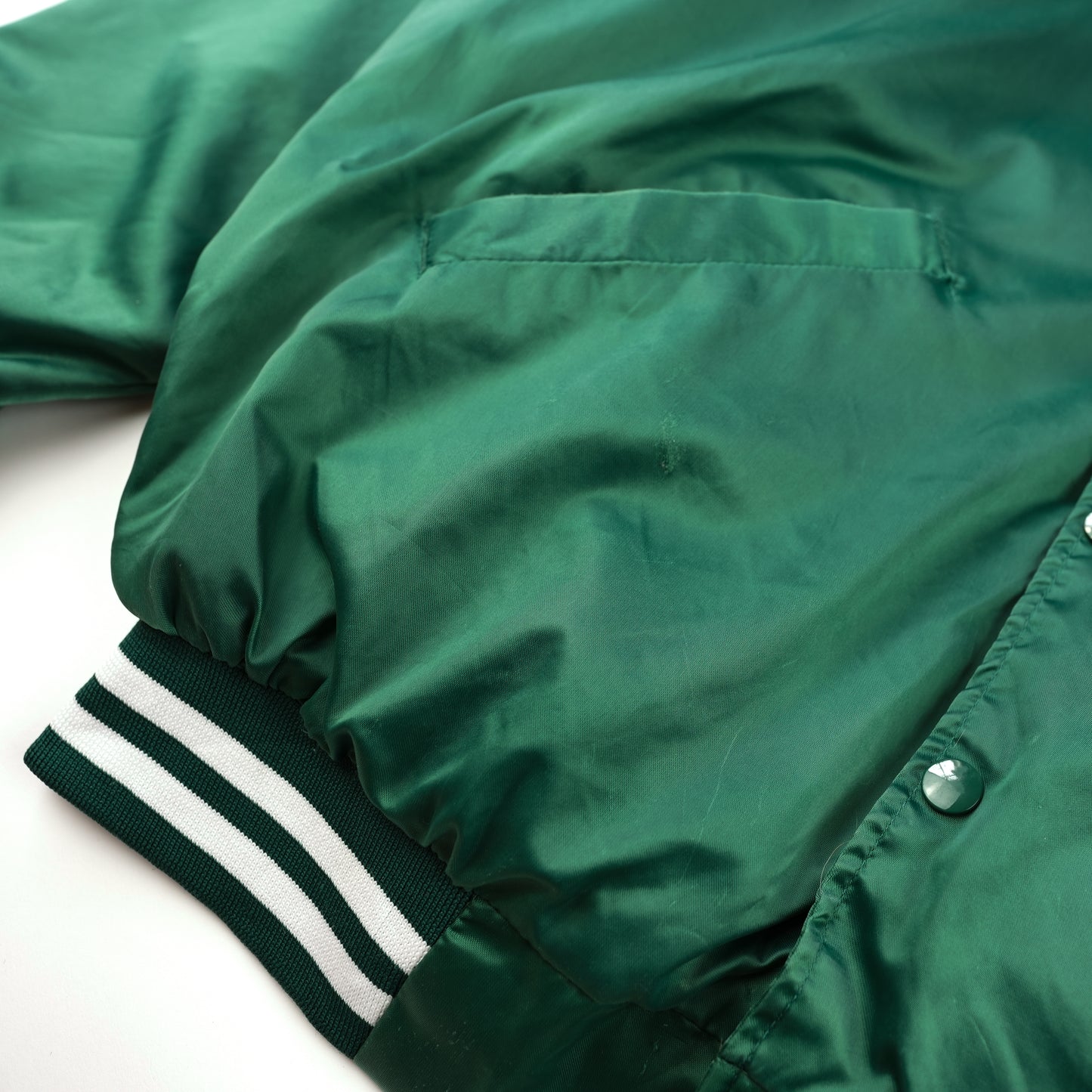 GREEN VARISTY JACKET