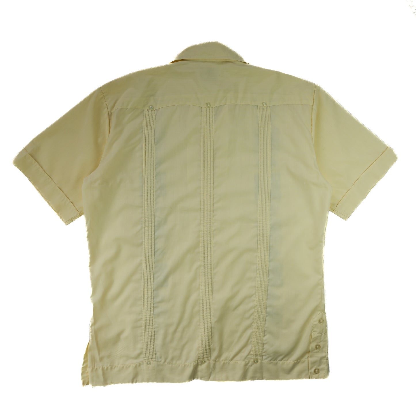 PALE YELLOW CUBAN SHIRT