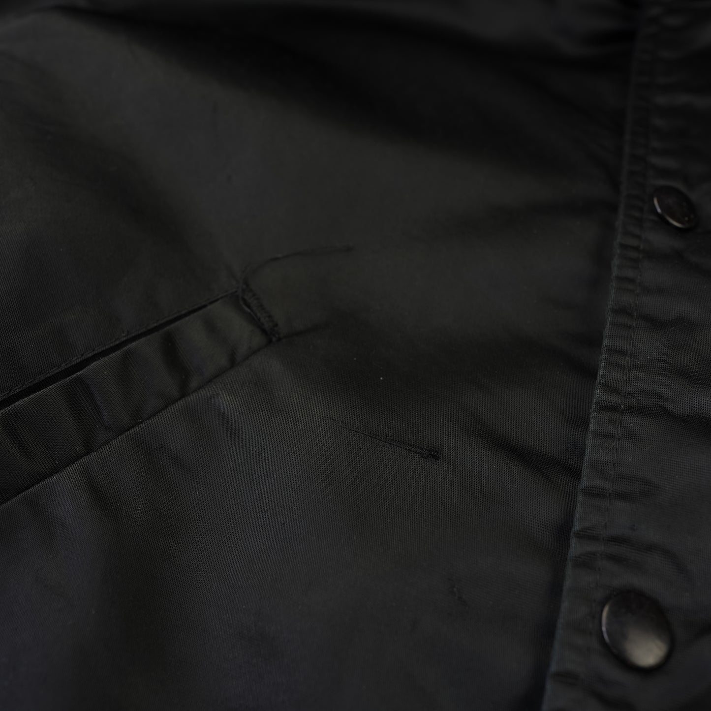 BLACK WESTERN VARSITY JACKET M