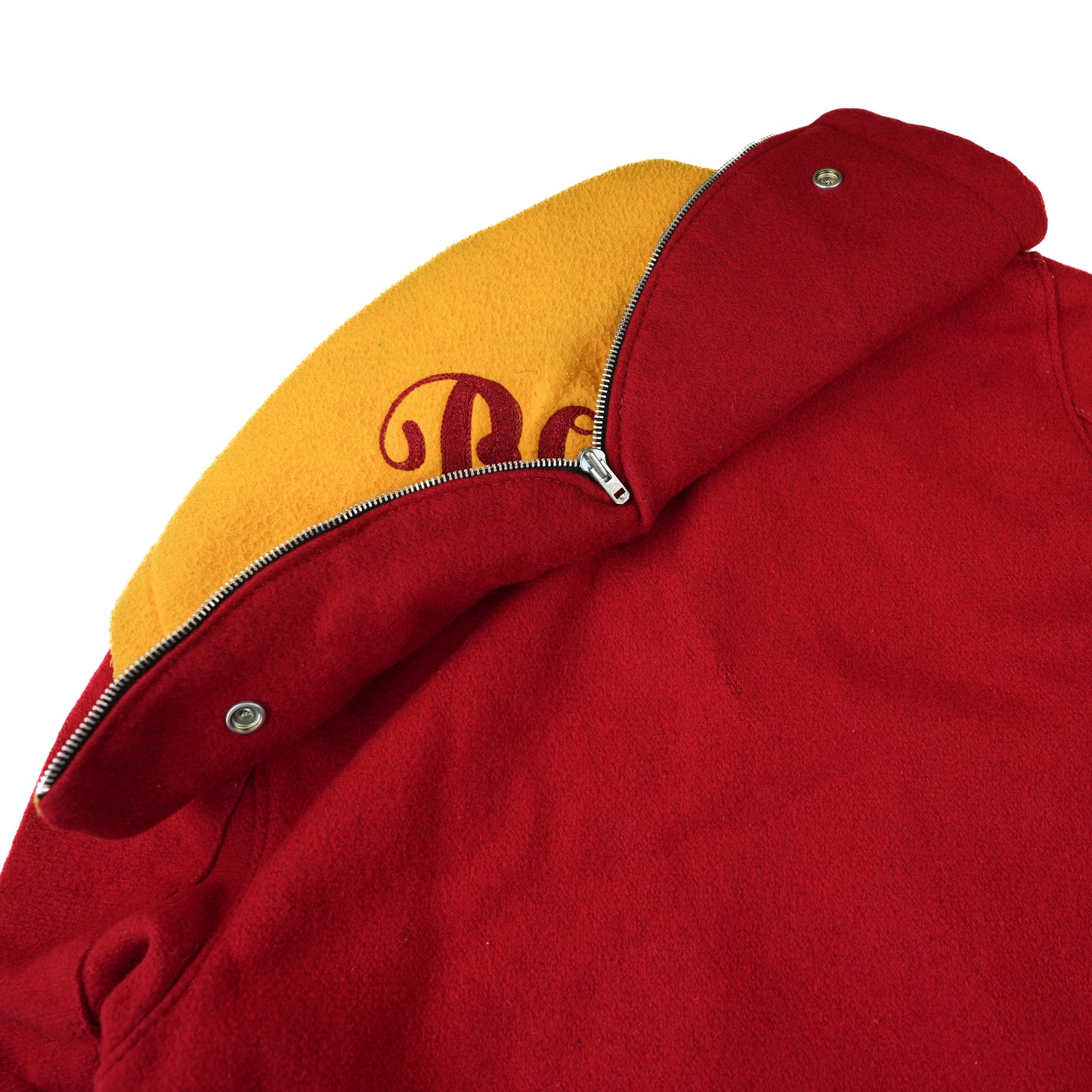 1960S RED USA SWIMMING VARSITY JACKET S