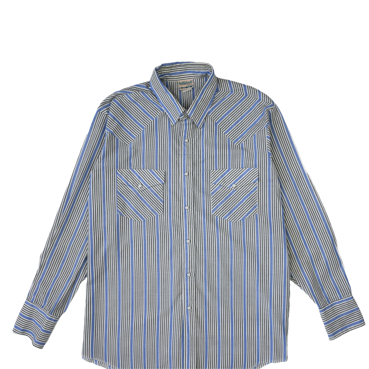 BLUE STRIPE WESTERN SHIRT