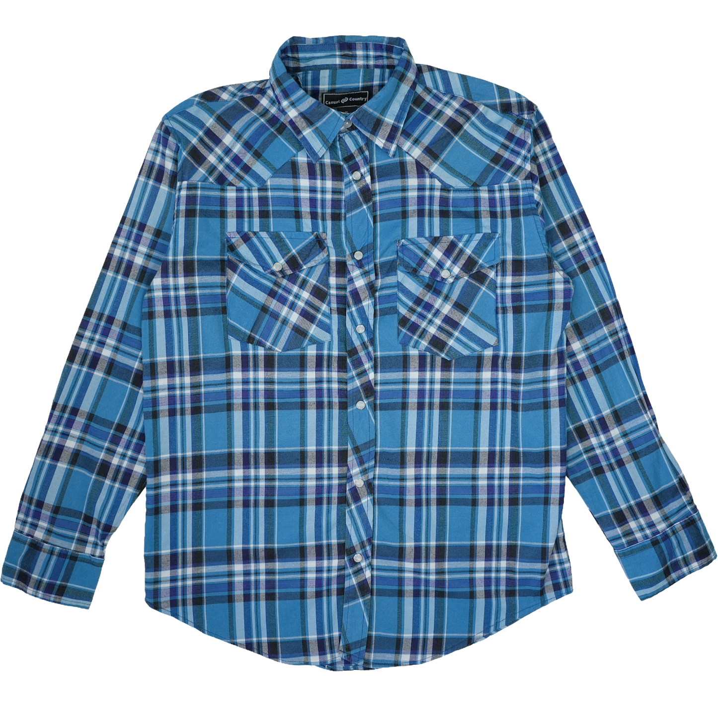 BLUE CHECK WESTERN SHIRT