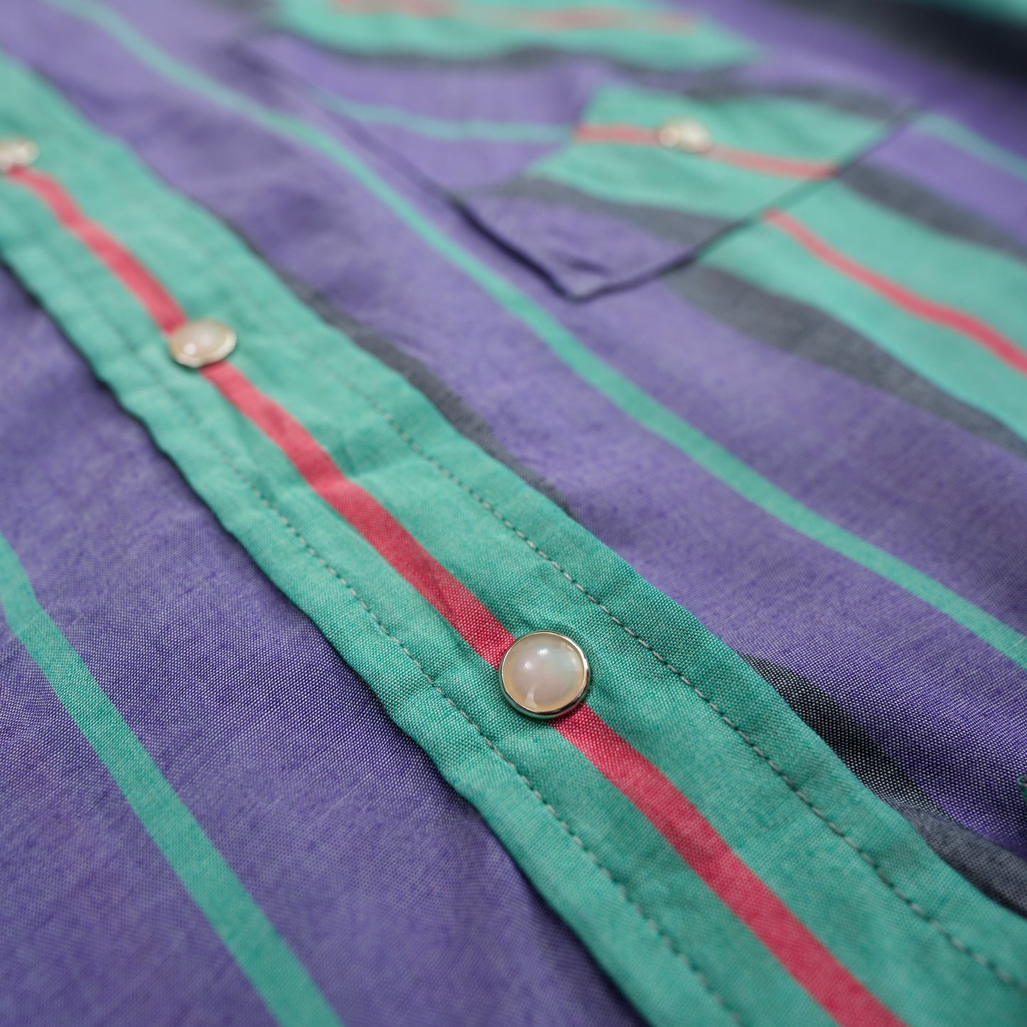 SADDLE KING STRIPE WESTERN SHIRT