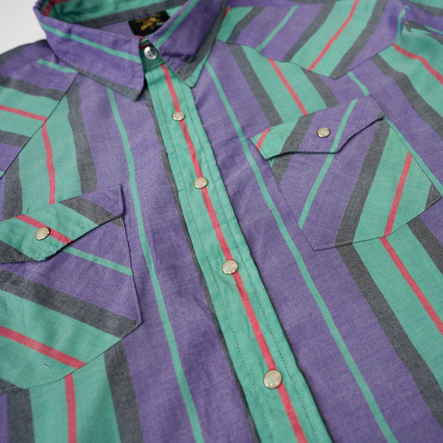 SADDLE KING STRIPE WESTERN SHIRT
