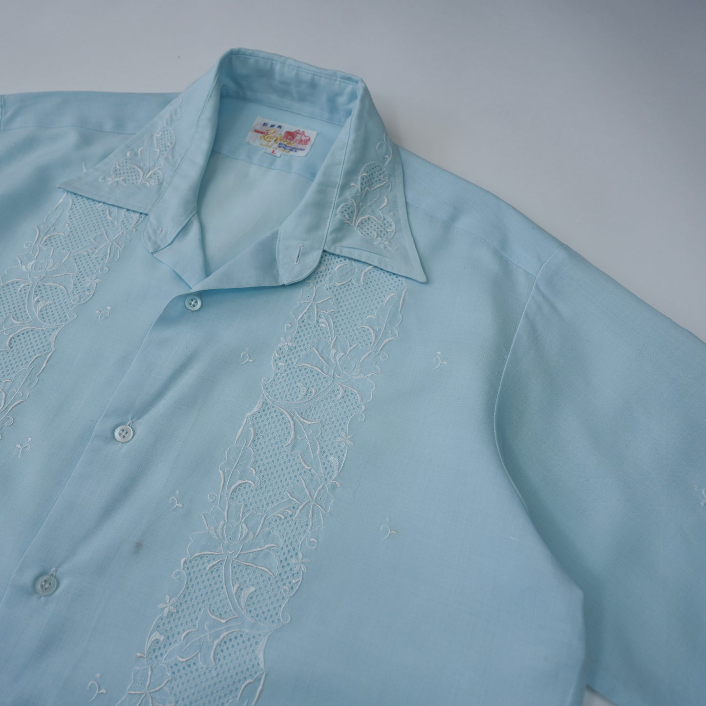 SKY BLUE CUBAN SHIRT