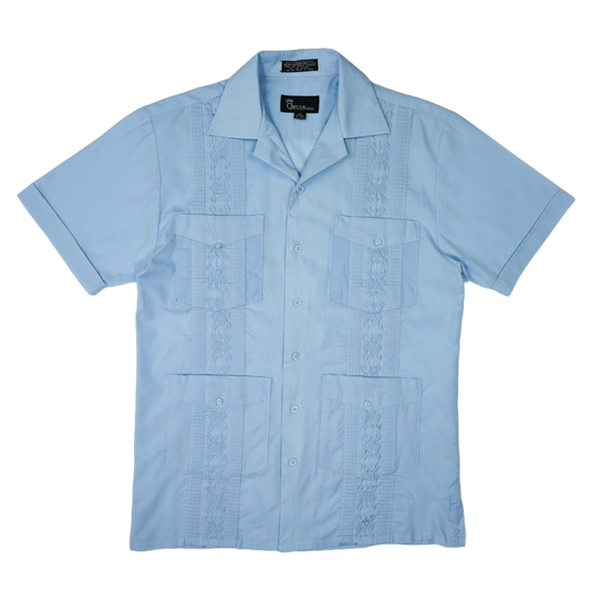 SKY BLUE GUAYABERA SHIRT