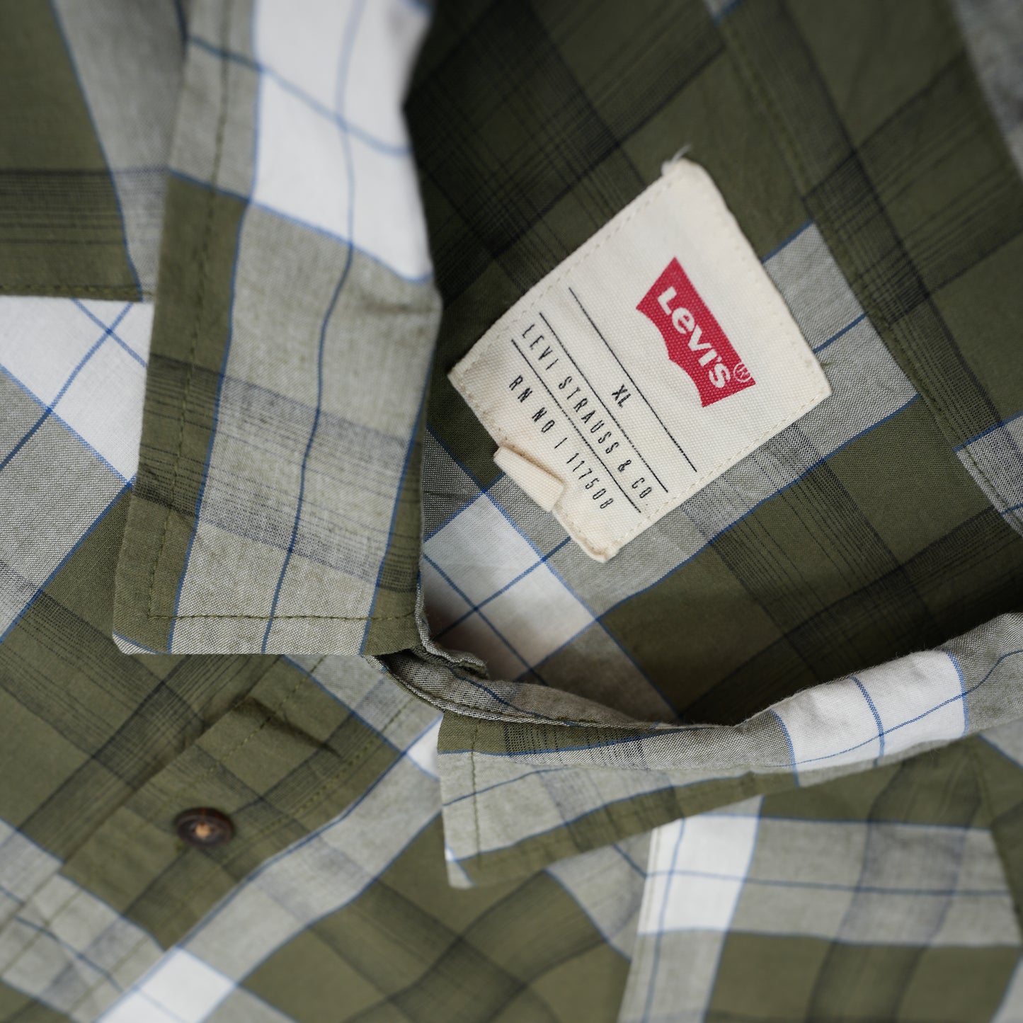 LEVI LARGE CHECK WESTERN SHIRT