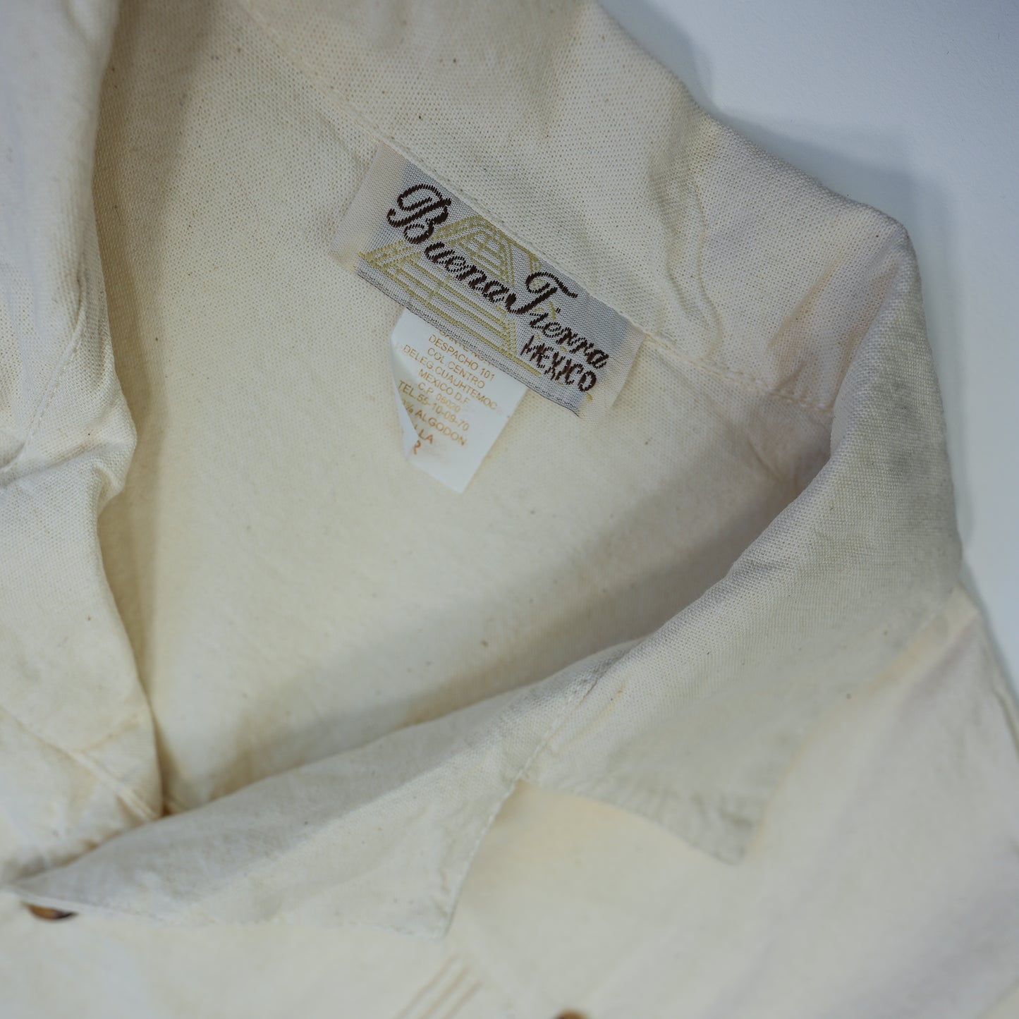 CREAM LINEN CUBAN SHIRT
