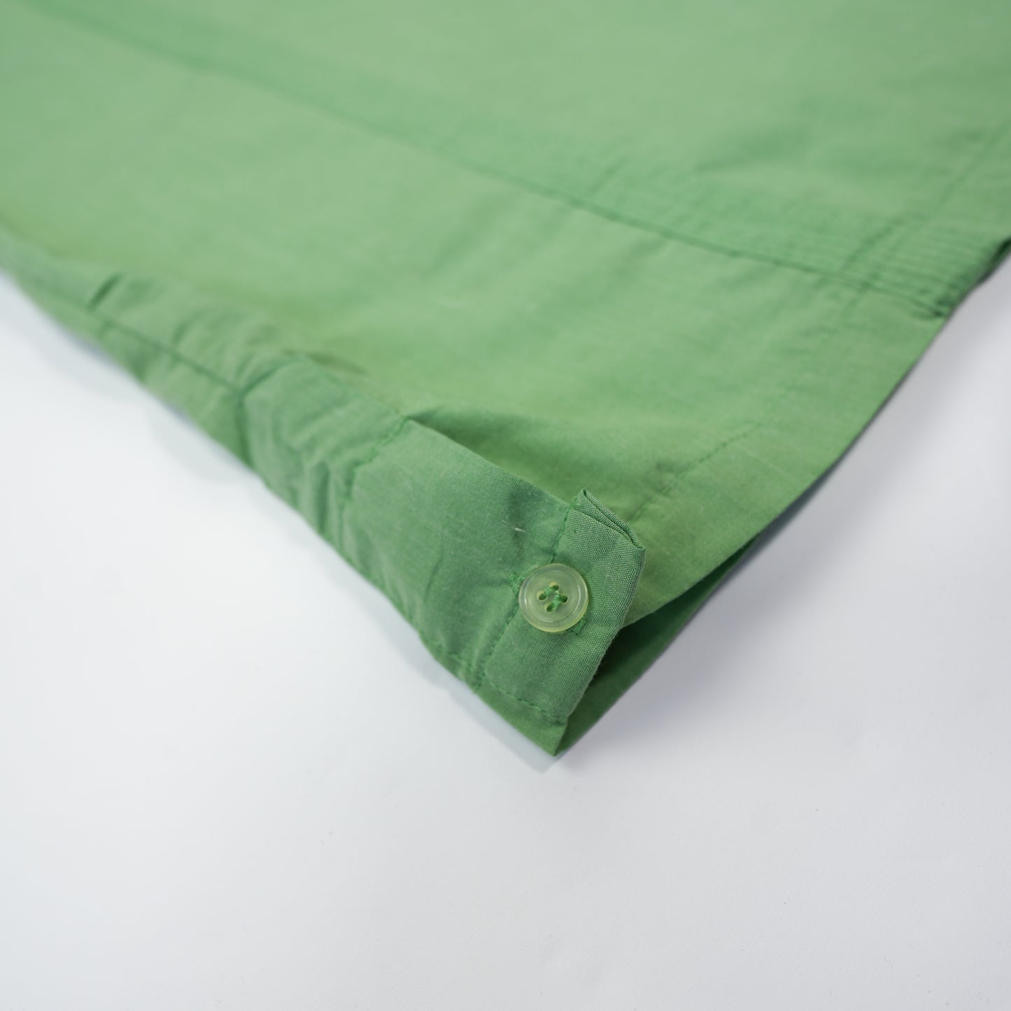 GREEN CUBAN COLLAR SHIRT