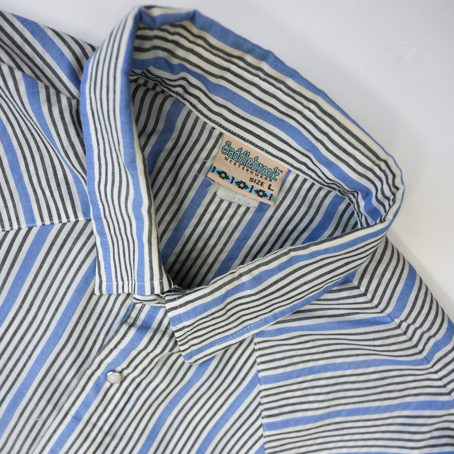 BLUE STRIPE WESTERN SHIRT