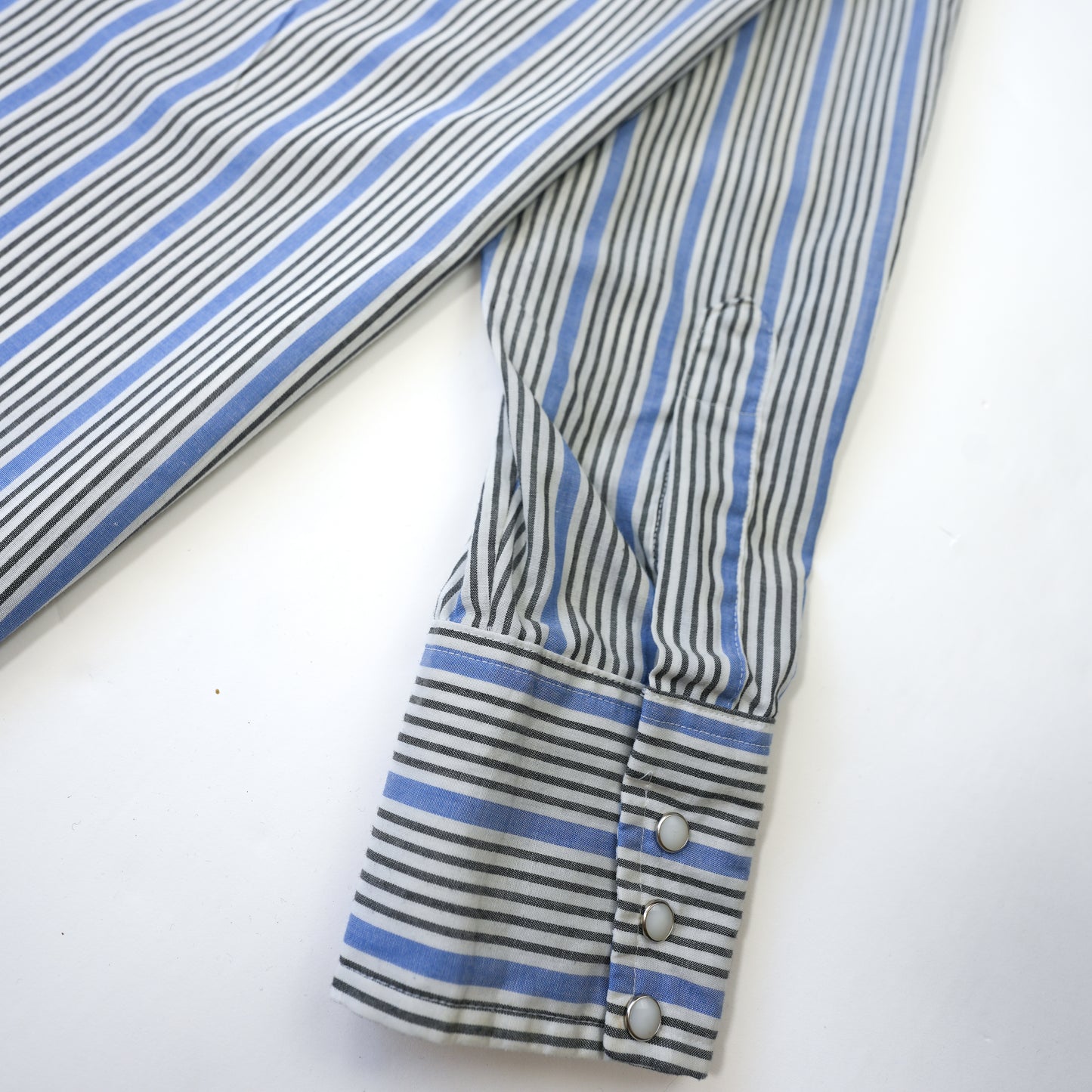 BLUE STRIPE WESTERN SHIRT