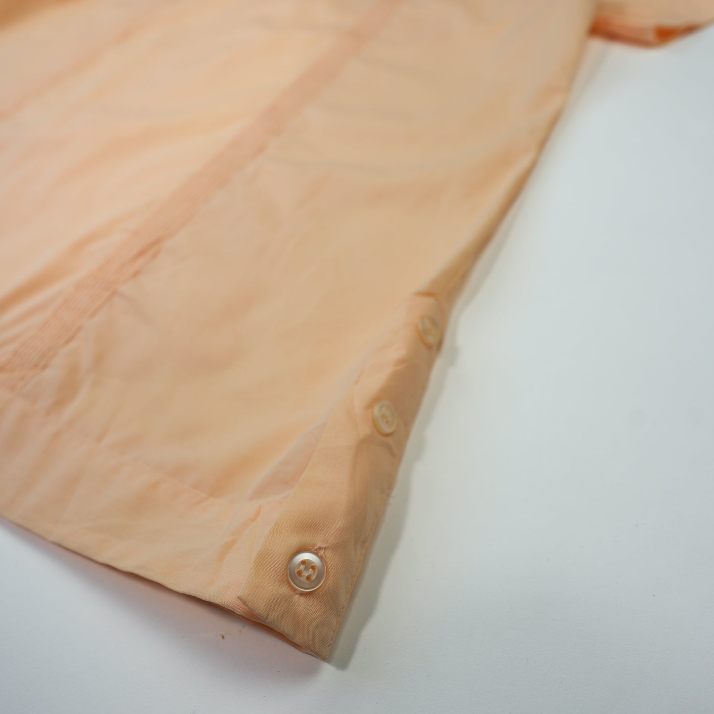 PEACH CUBAN COLLAR SHIRT