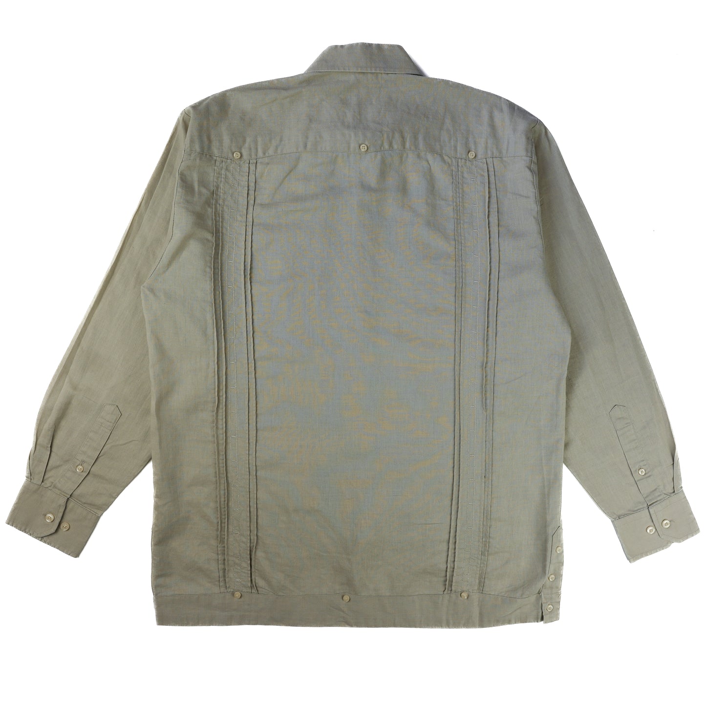CREME LS CUBAN COLLAR SHIRT M