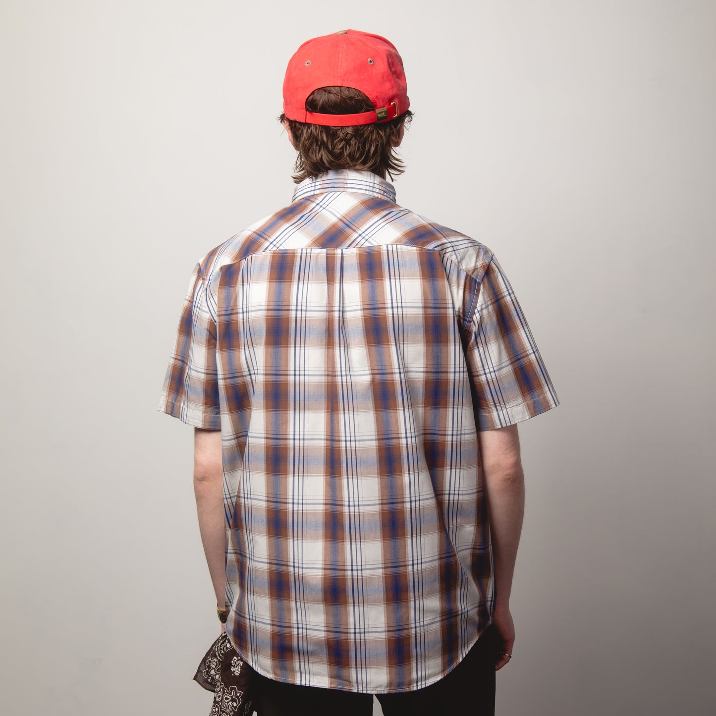 CHECK WESTERN SHIRT M