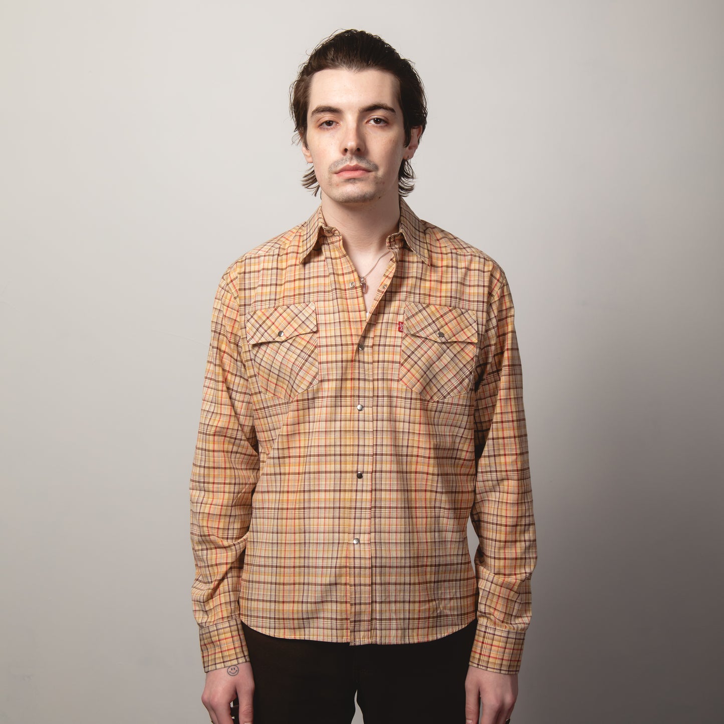 LEVIS RED TAB WESTERN SHIRT M