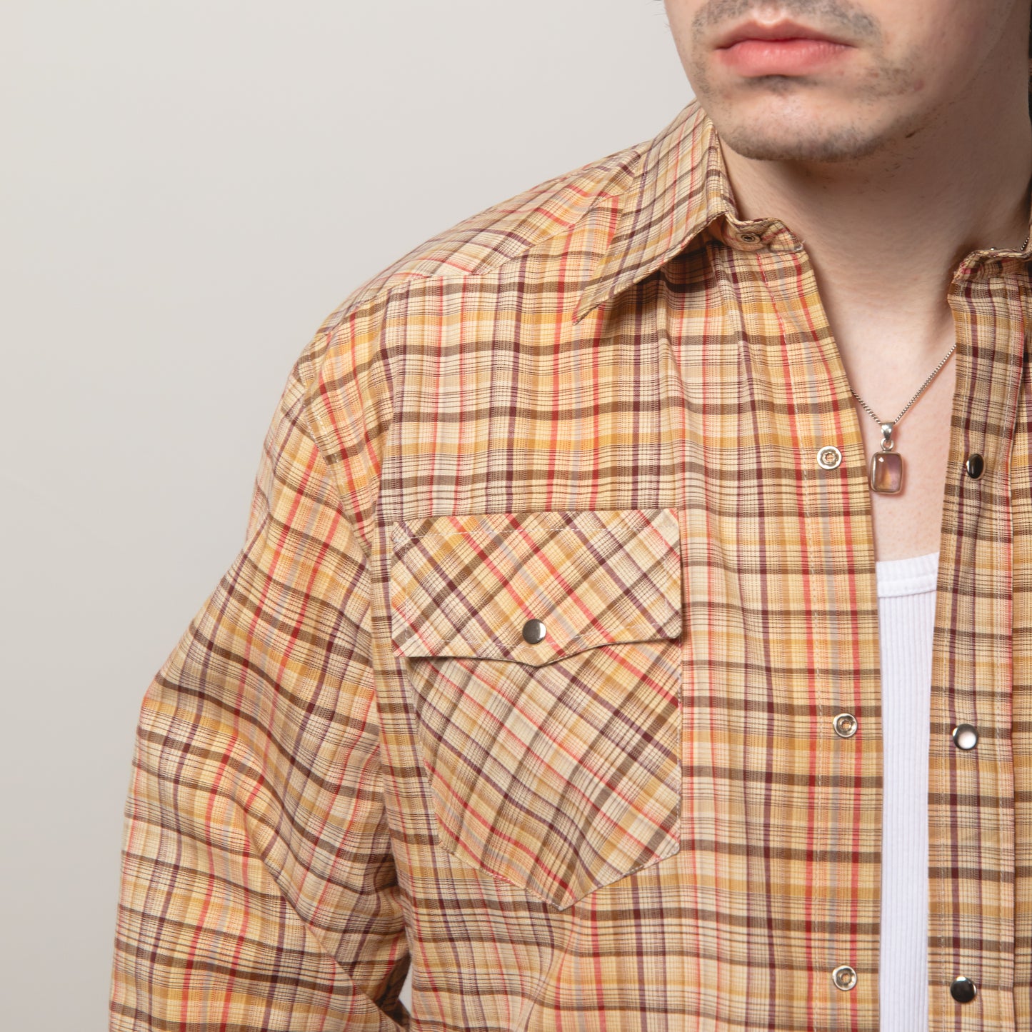 LEVIS RED TAB WESTERN SHIRT M