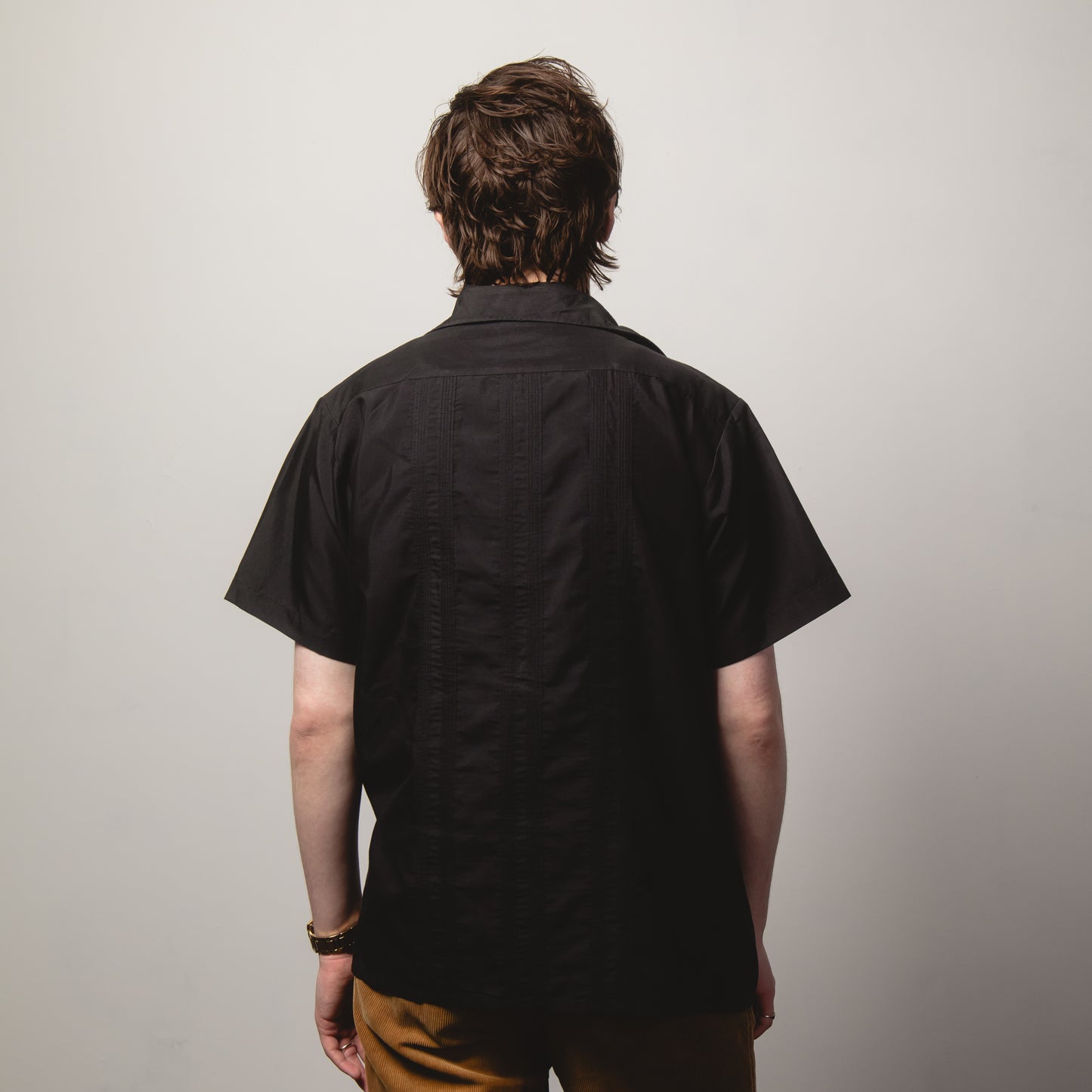 BLACK ZIP HAVANA SHIRT M