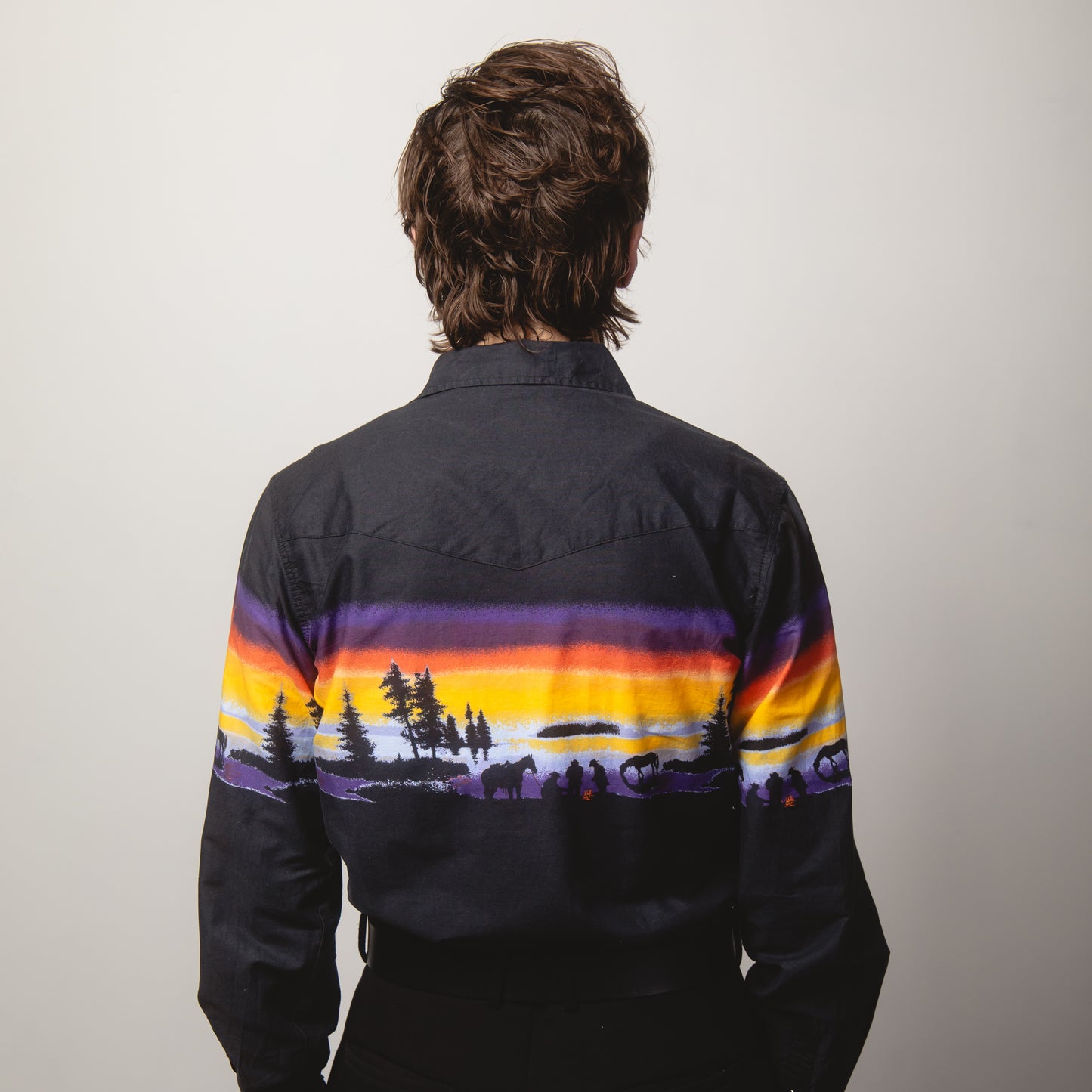 WATER COLOUR WESTERN SHIRT S