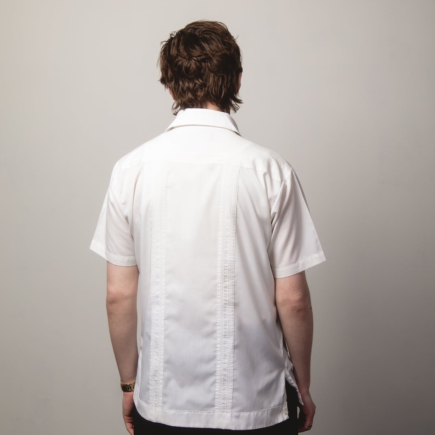 OFF WHITE GUAYBERA SHIRT M