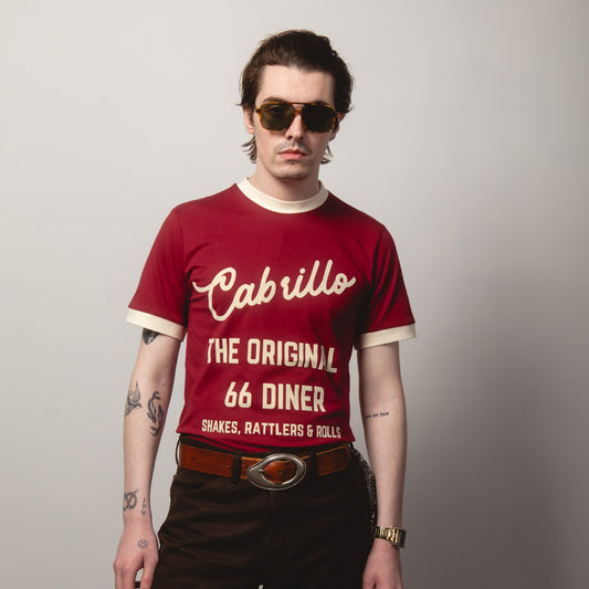 CABRILLO ROUTE 66 DINER T-SHIRT