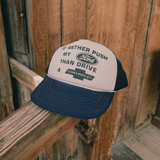 VINTAGE TRUCKER CAP GREY