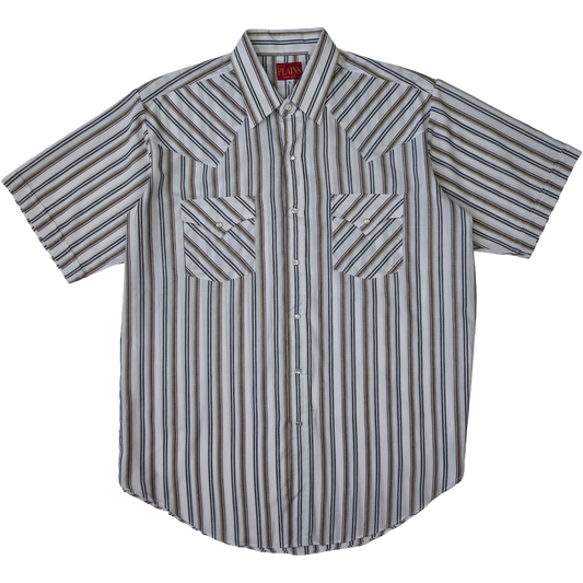 PLAINS STRIPE WESTERN SHIRT