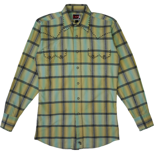 B&D CHECK WESTERN SHIRT