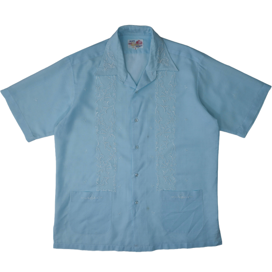 SKY BLUE CUBAN SHIRT