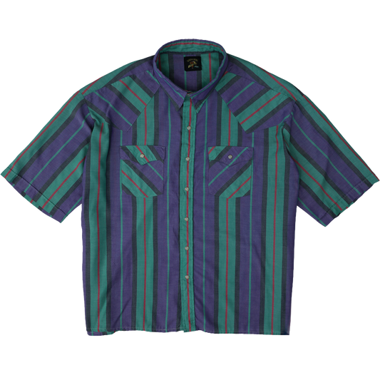 SADDLE KING STRIPE WESTERN SHIRT