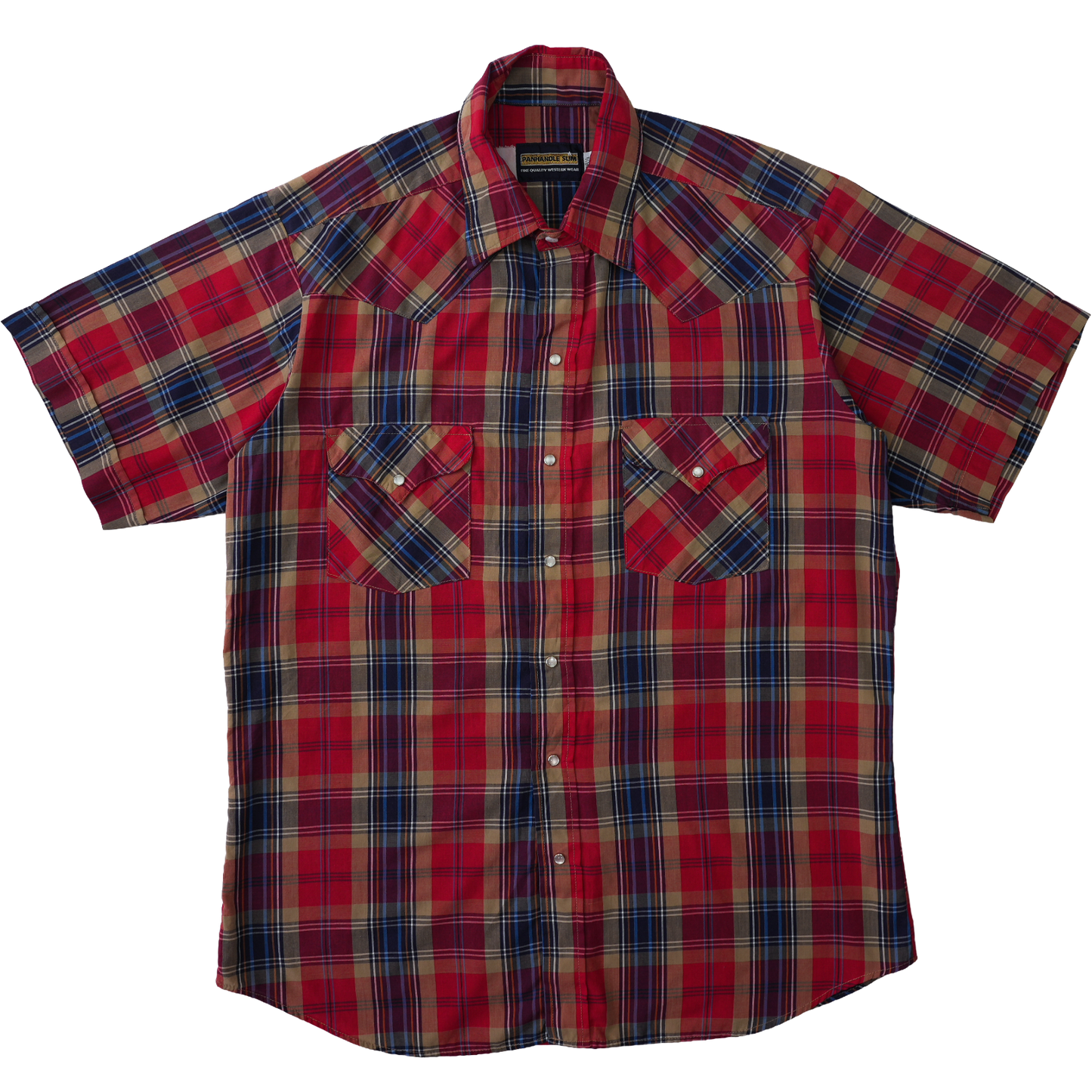RED CHECK WESTERN SHIRT
