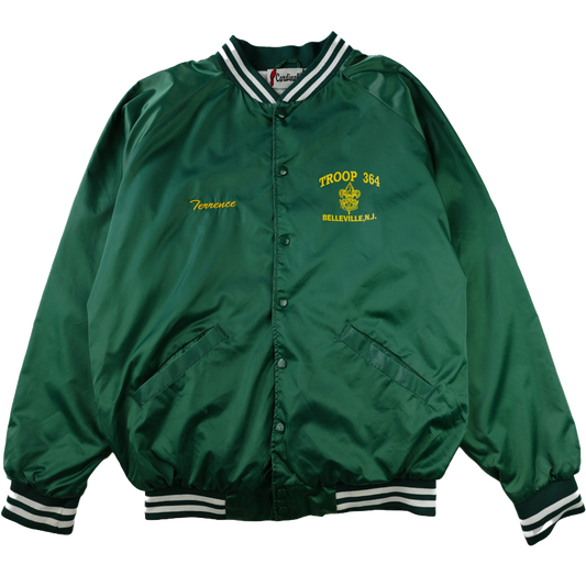 GREEN VARISTY JACKET